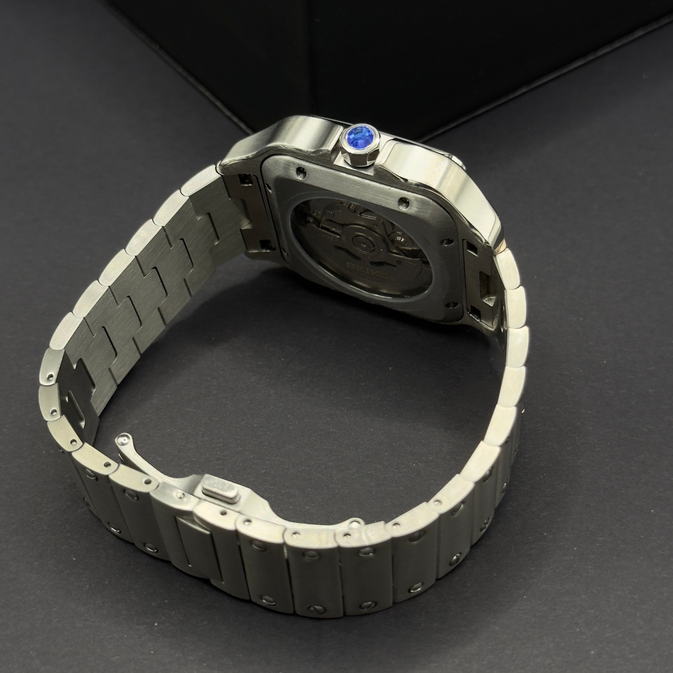 Seiko Cartier Santos Noir