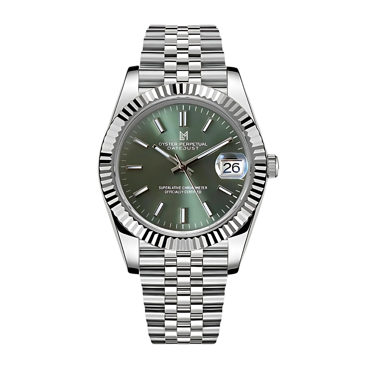 Mod Datejust Vert Menthe