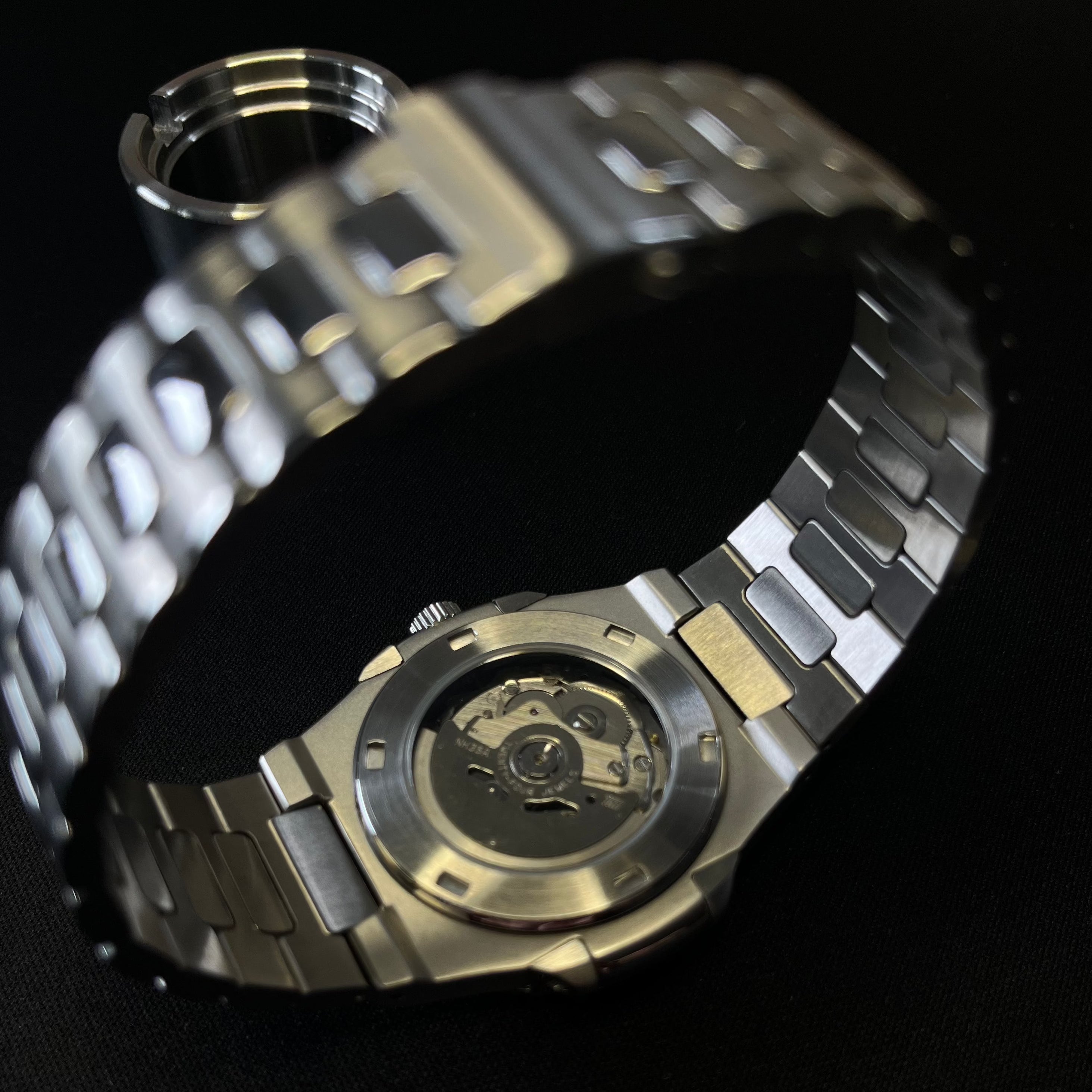 Seiko Mod Nautilus Marron