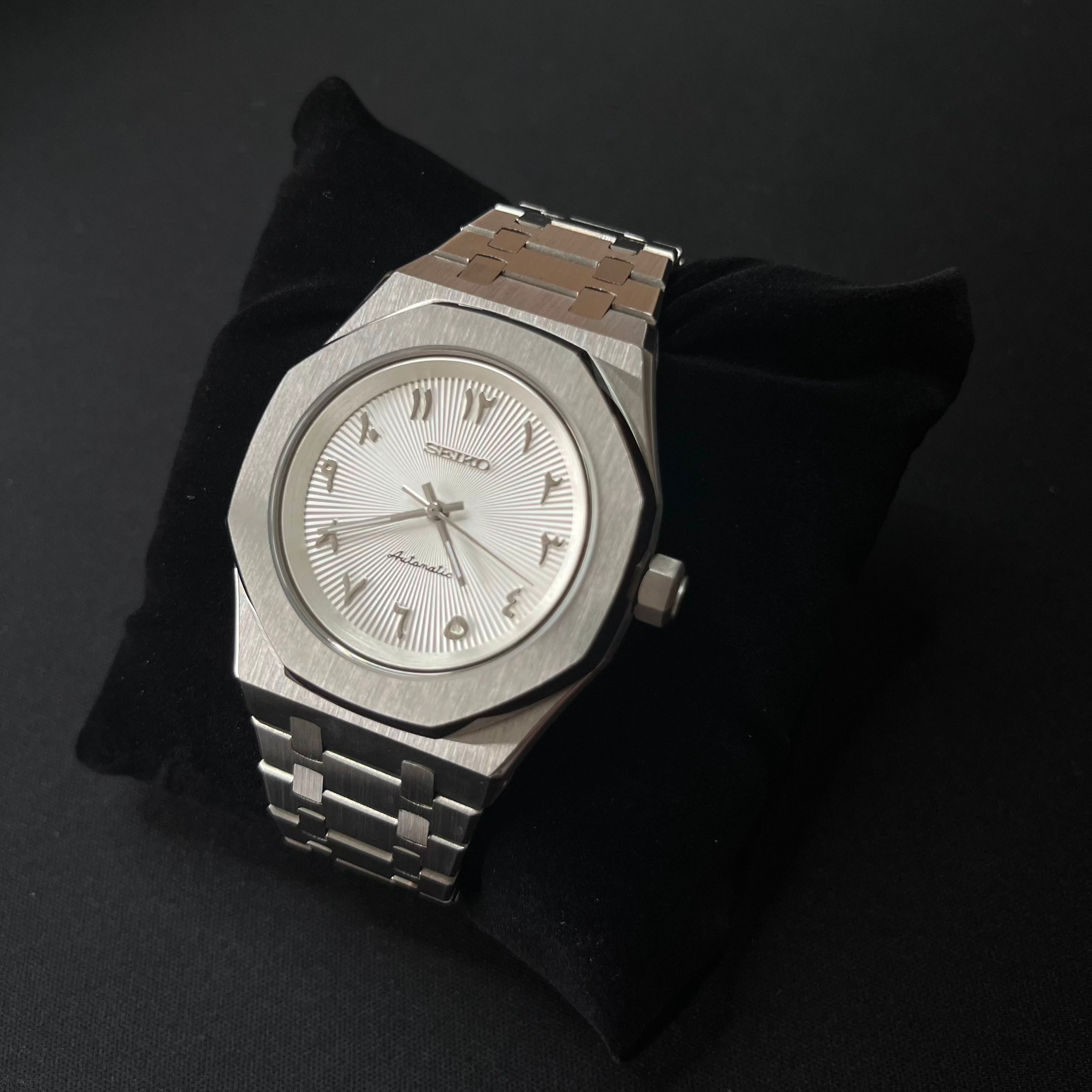 Seiko Mod Royal Arabic Blanc