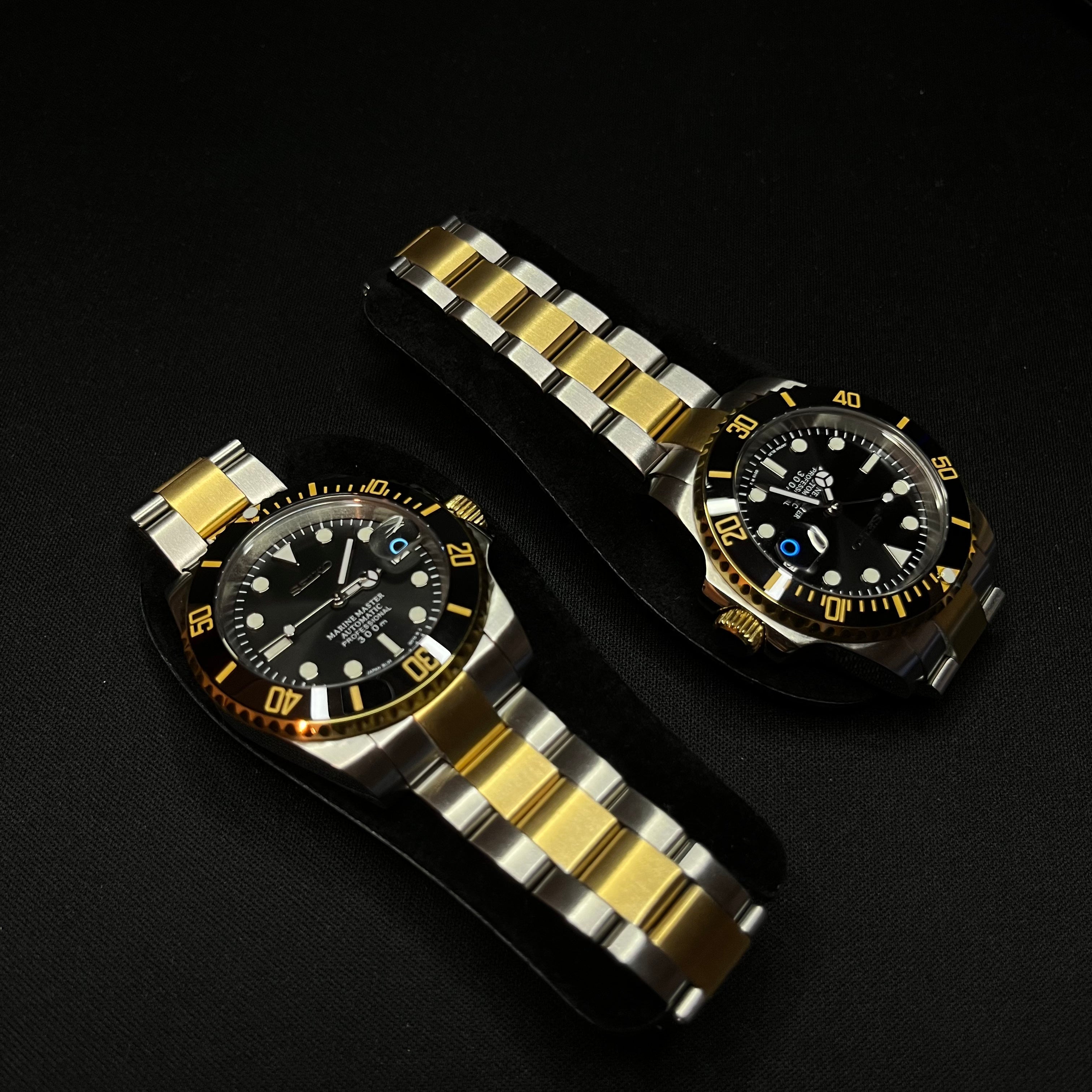 Seiko Submariner Or Acier