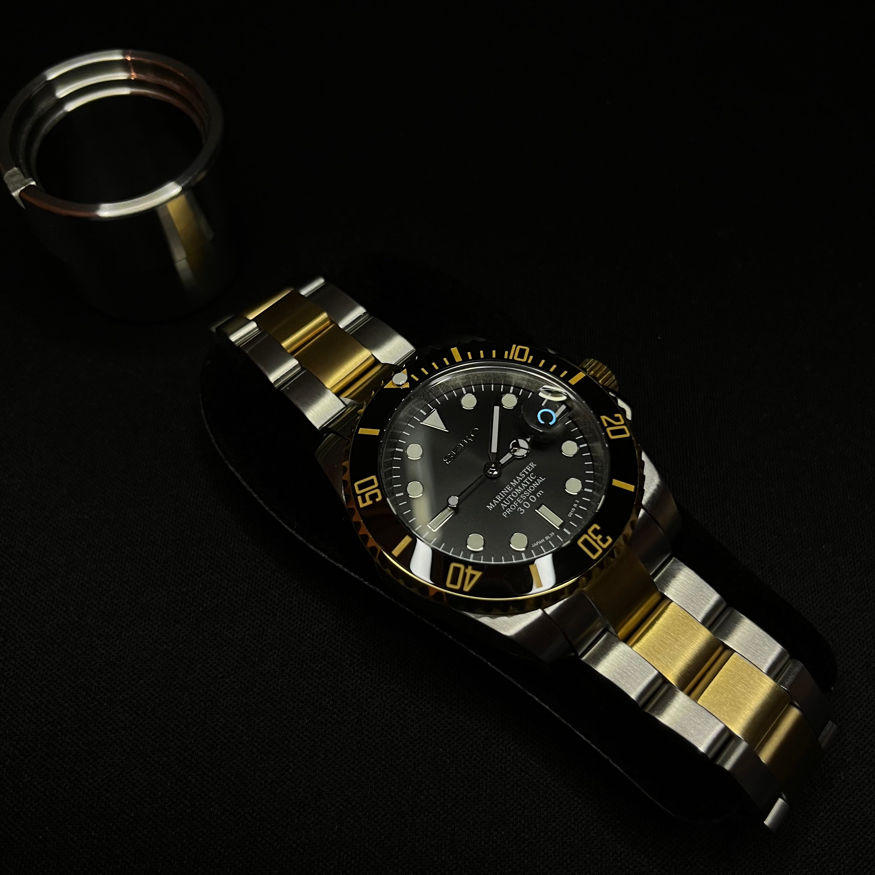 Seiko Submariner Or Acier