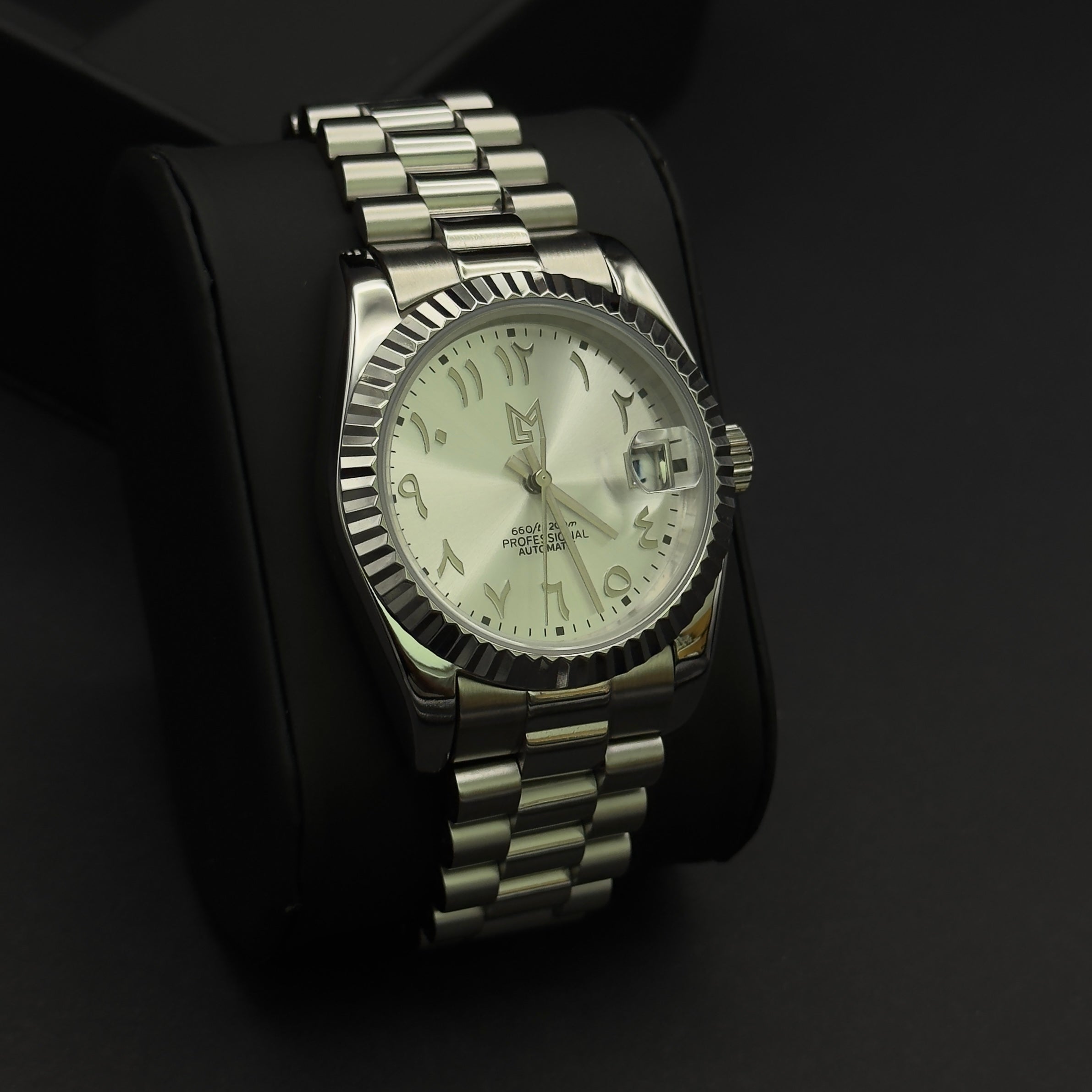 Seiko Mod Datejust Arabic Dial Gris