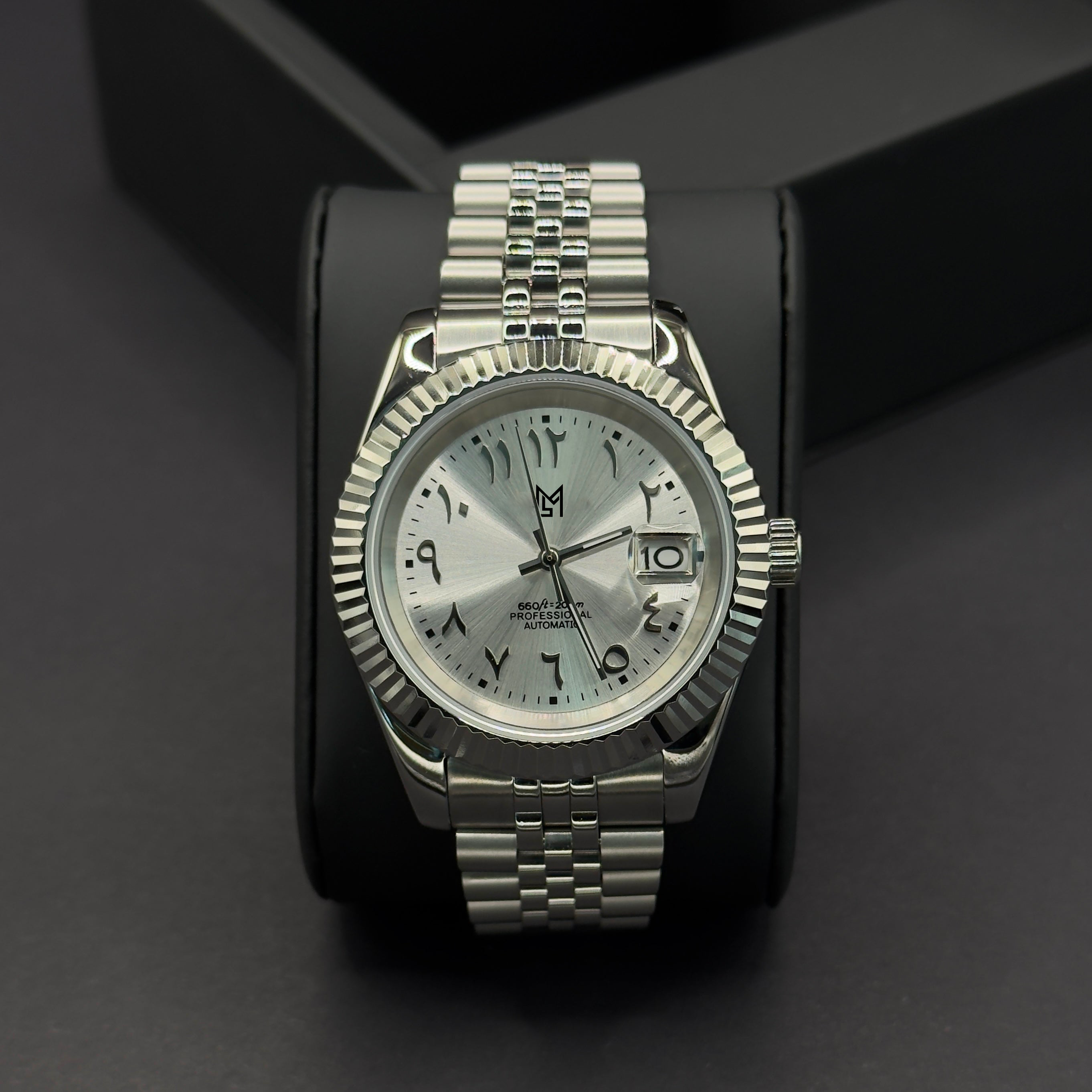 Mod Datejust Arabic Dial Gris