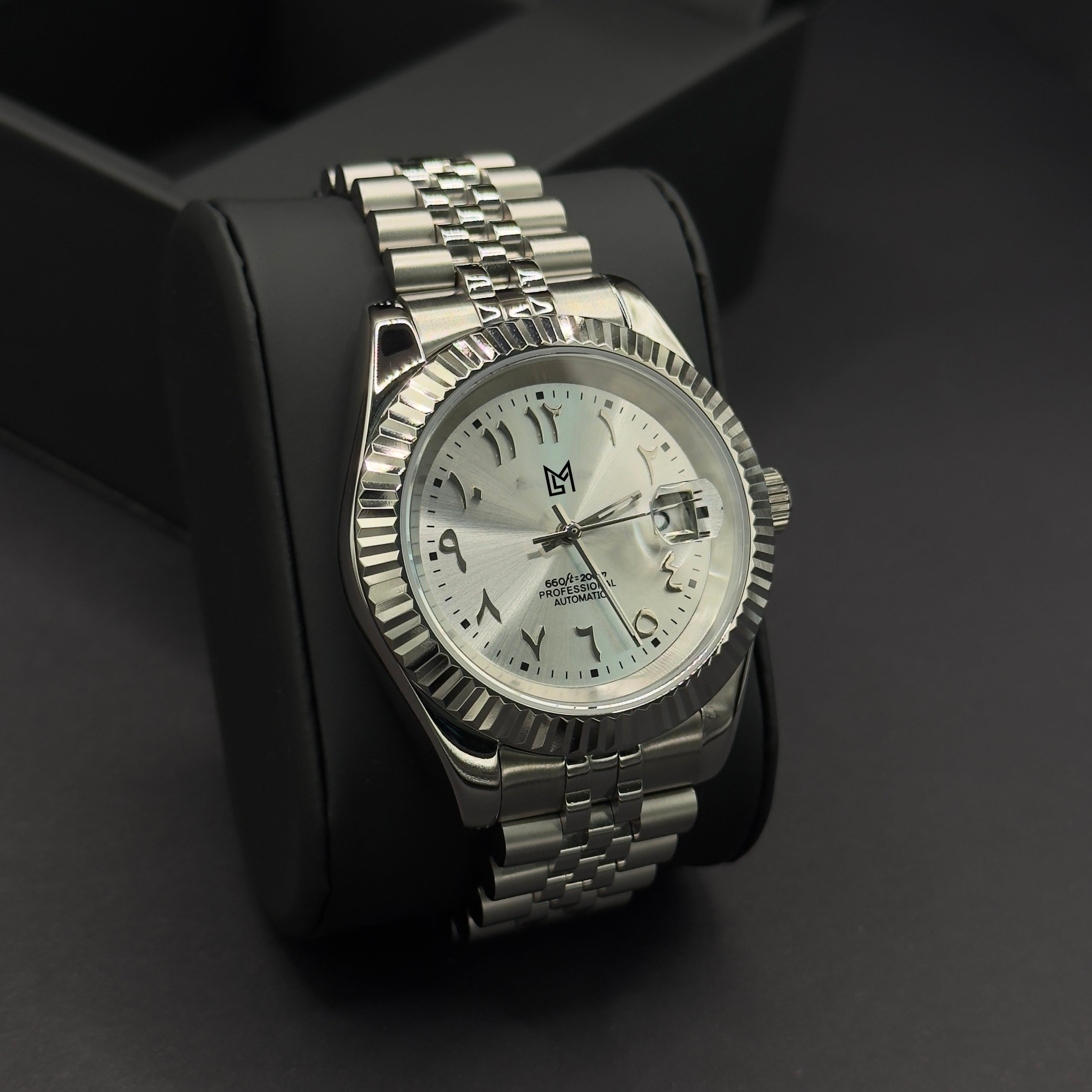 Mod Datejust Arabic Dial Gris