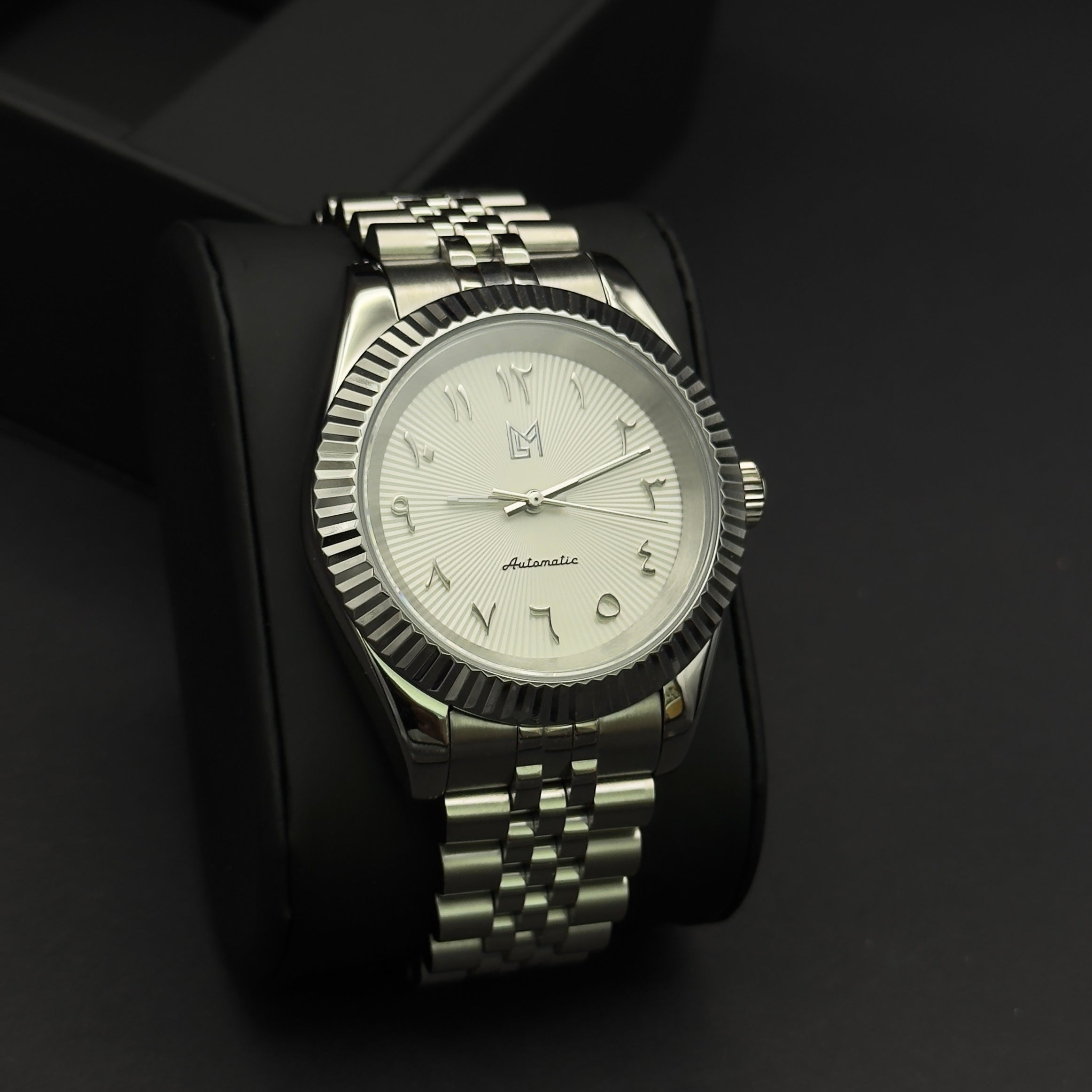 seiko arabic dial cadran blanc