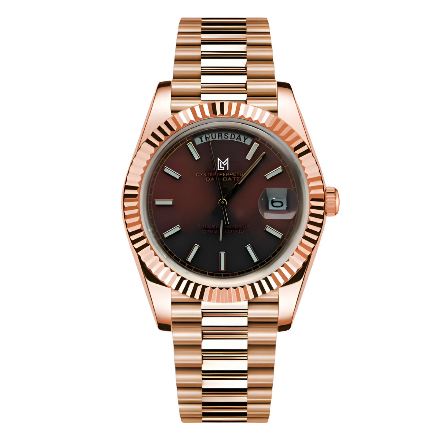 Mod Daydate Roségold-Schokolade Luxury Mods - Main Image