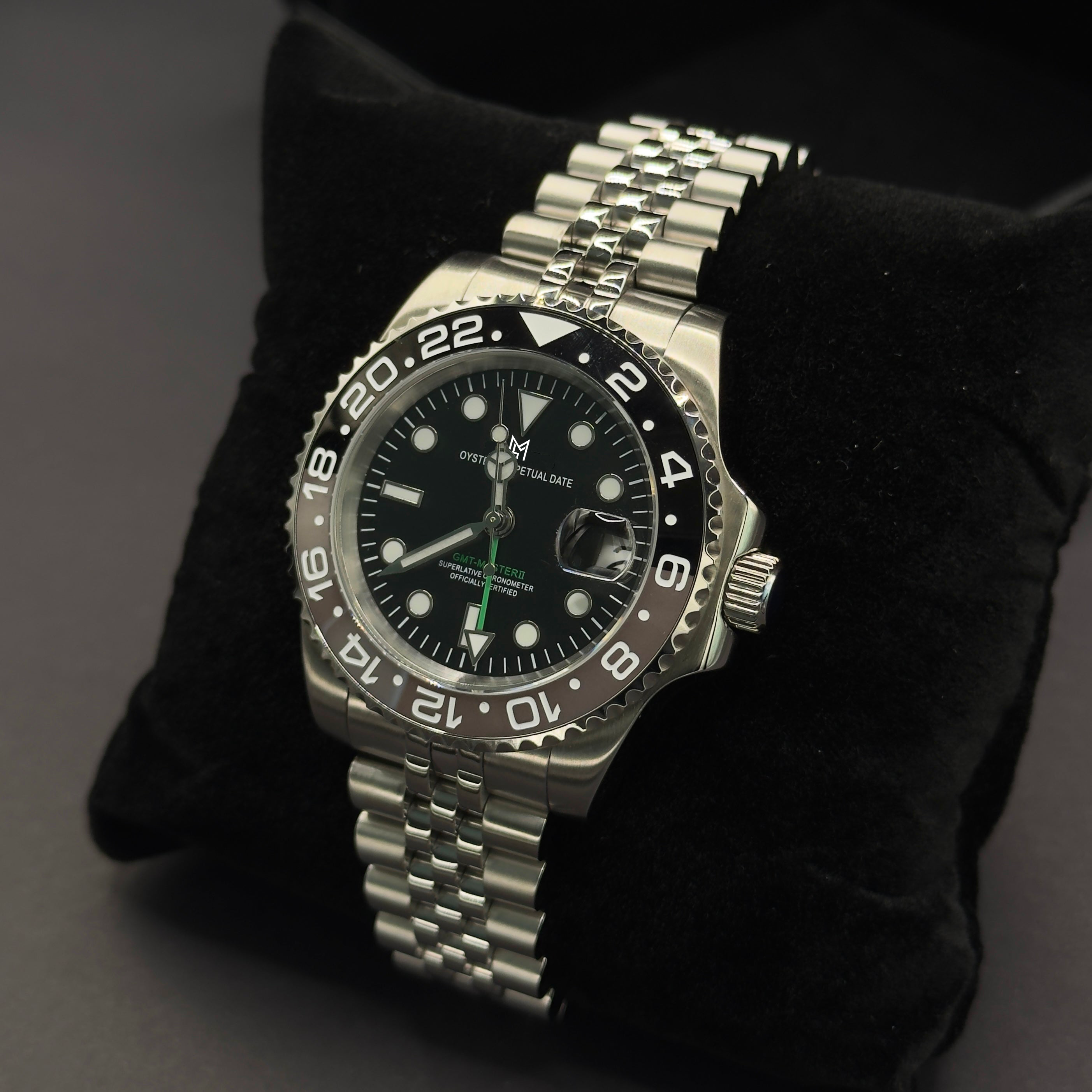 Seiko Mod GMT Master II Bruce Wayne NH34