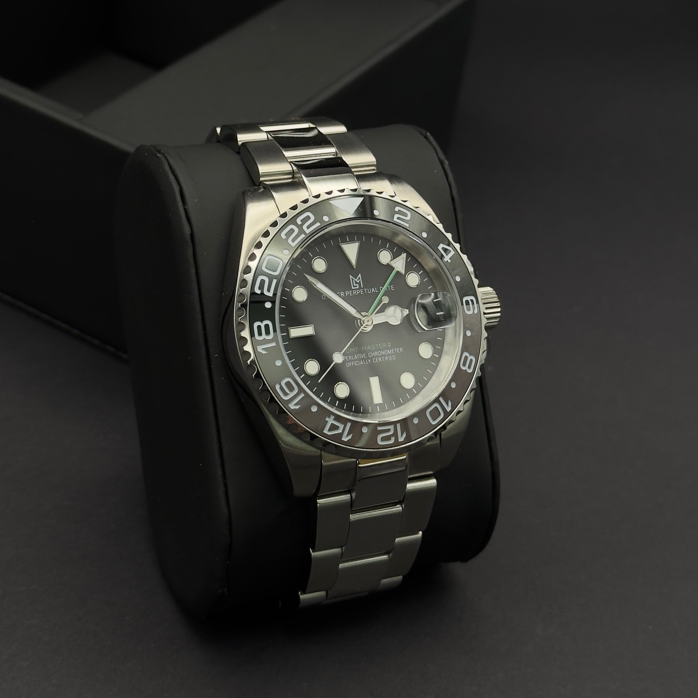 Seiko Mod GMT Master II Bruce Wayne NH34