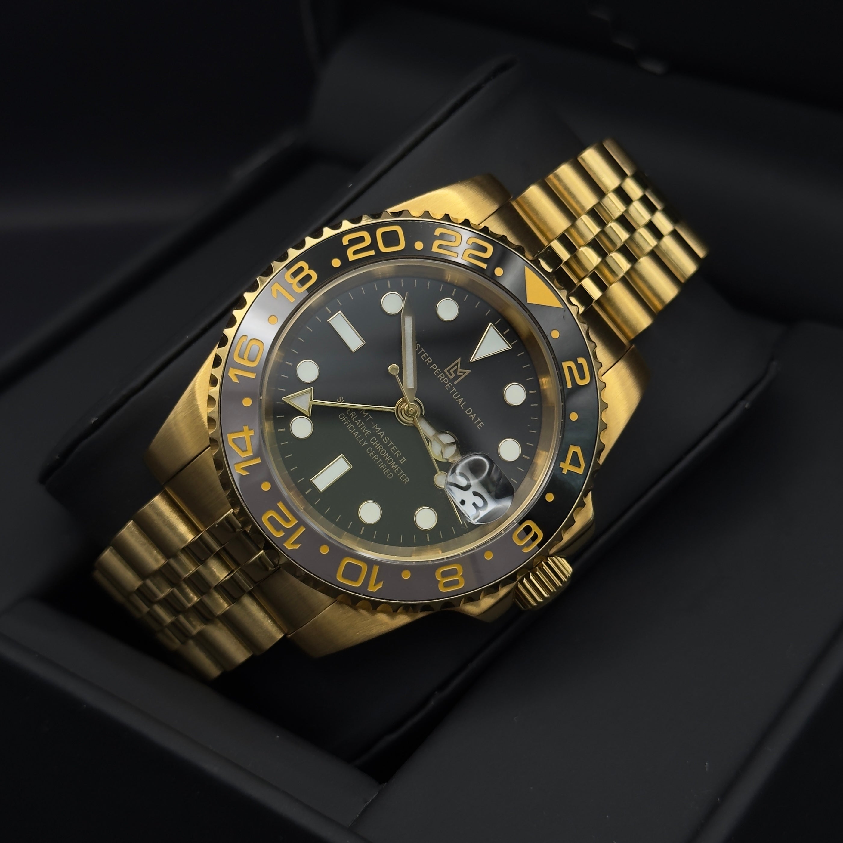 seiko gmt gold