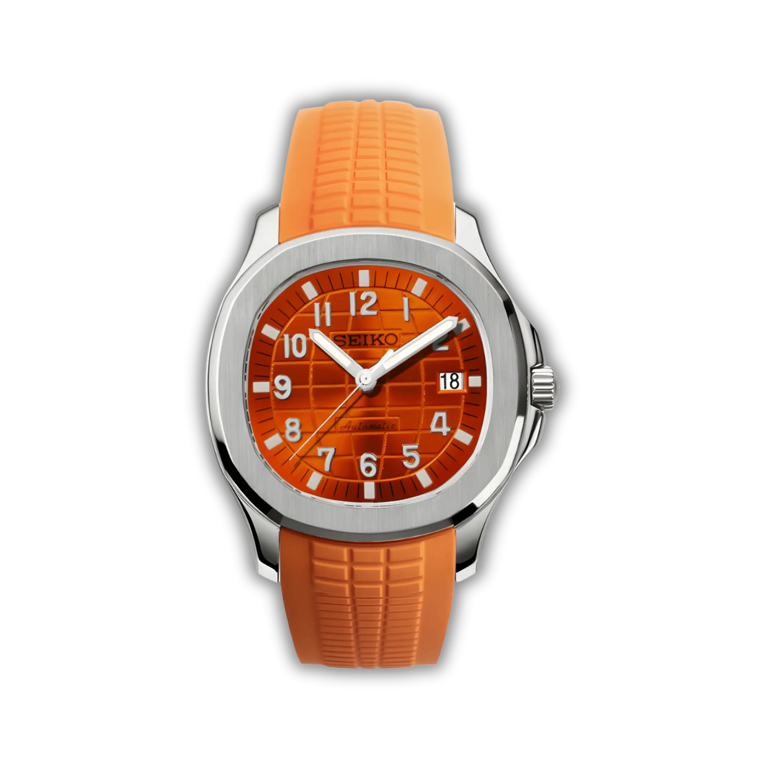 Seiko Mod Aquanaut Orange Luxury Mods