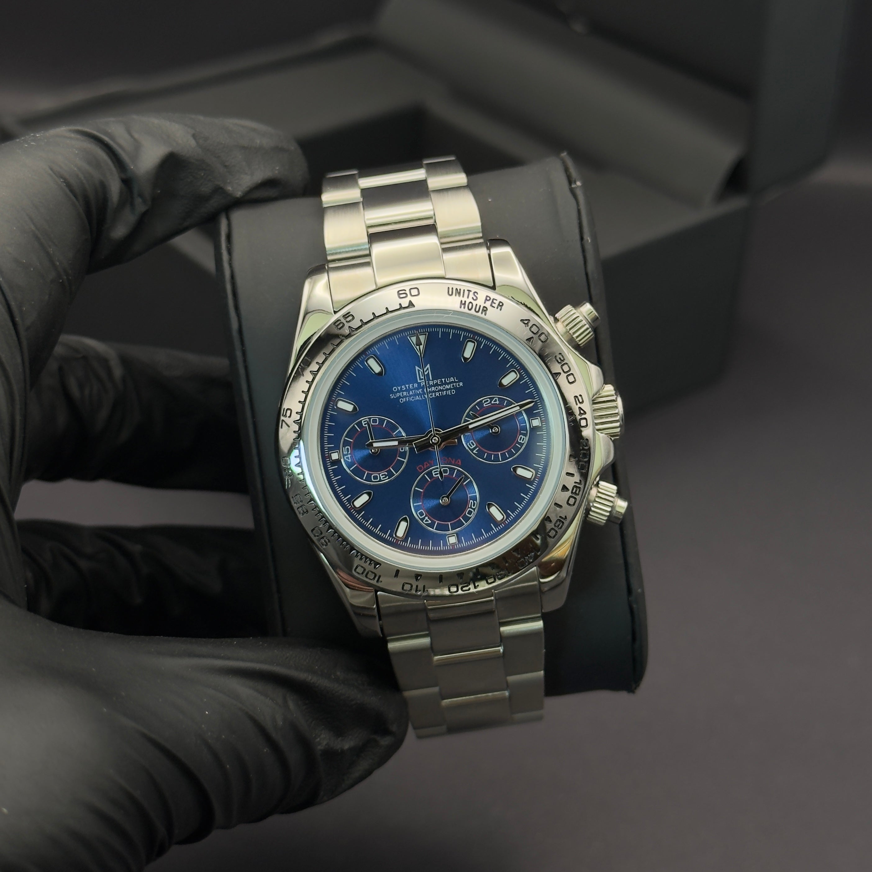 seiko mod daytona bleu
