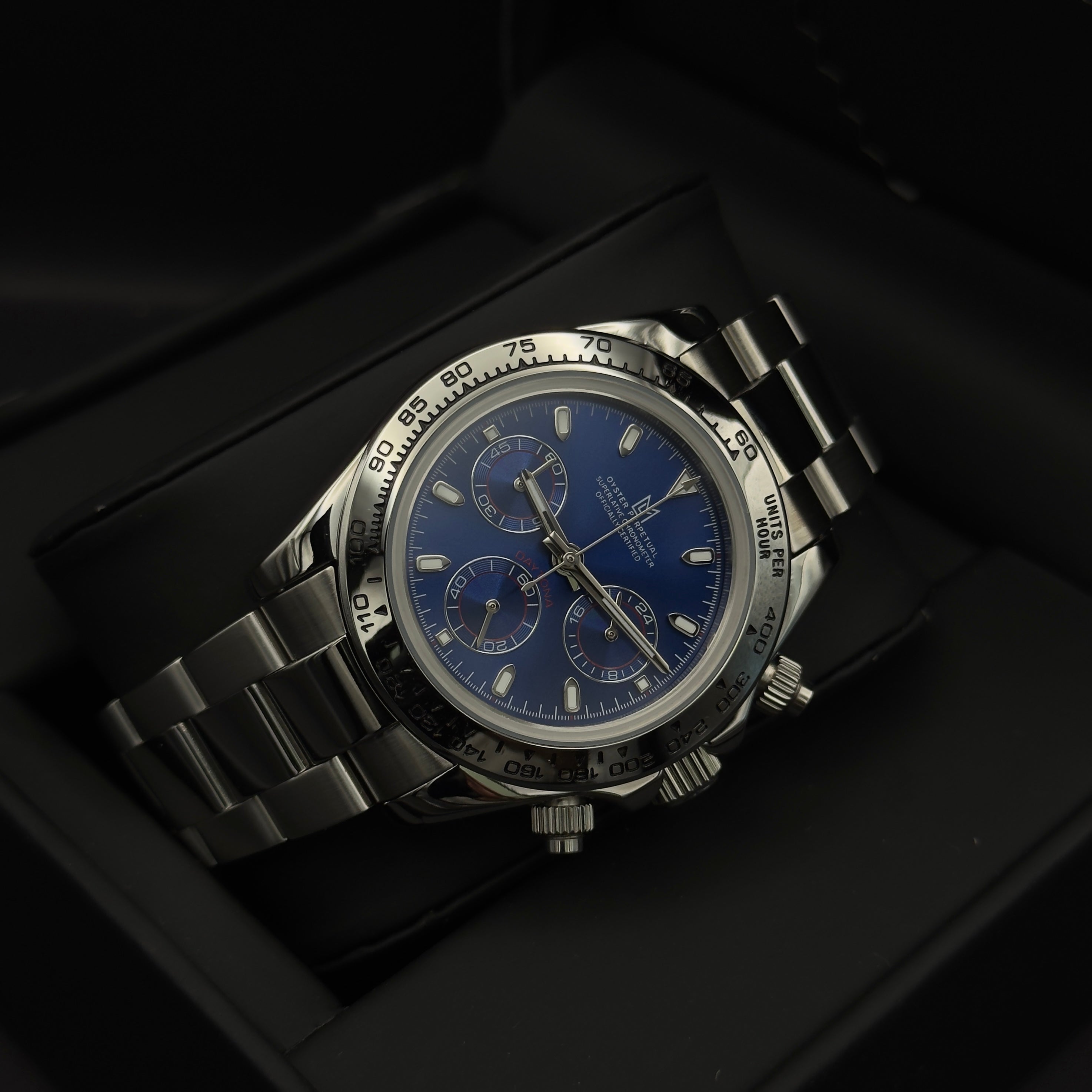 seiko mod daytona bleu