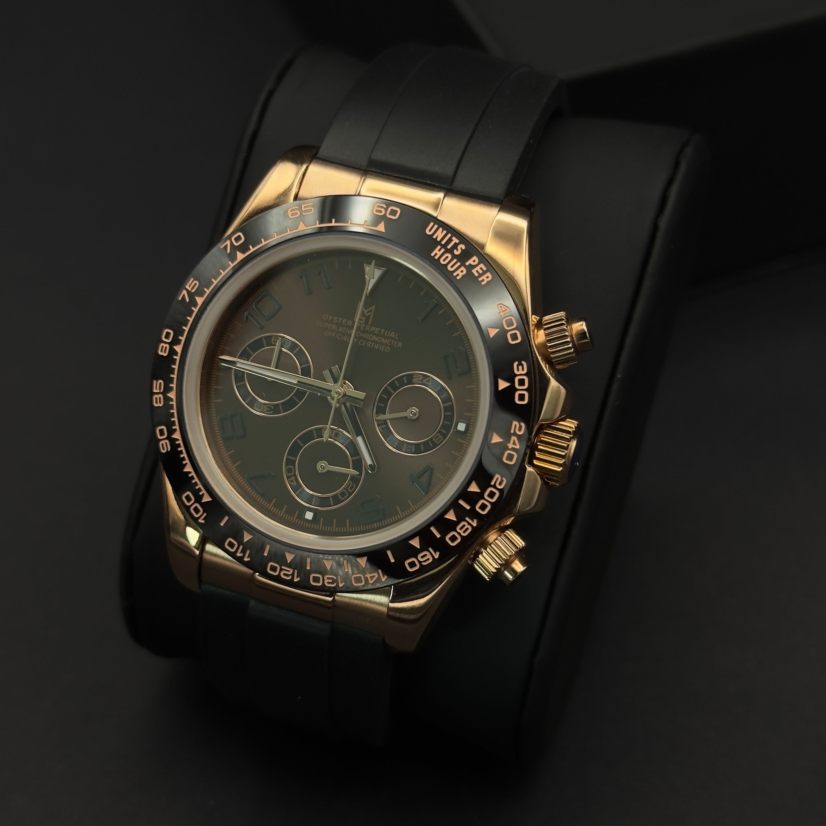 Seiko Mod Daytona Everose