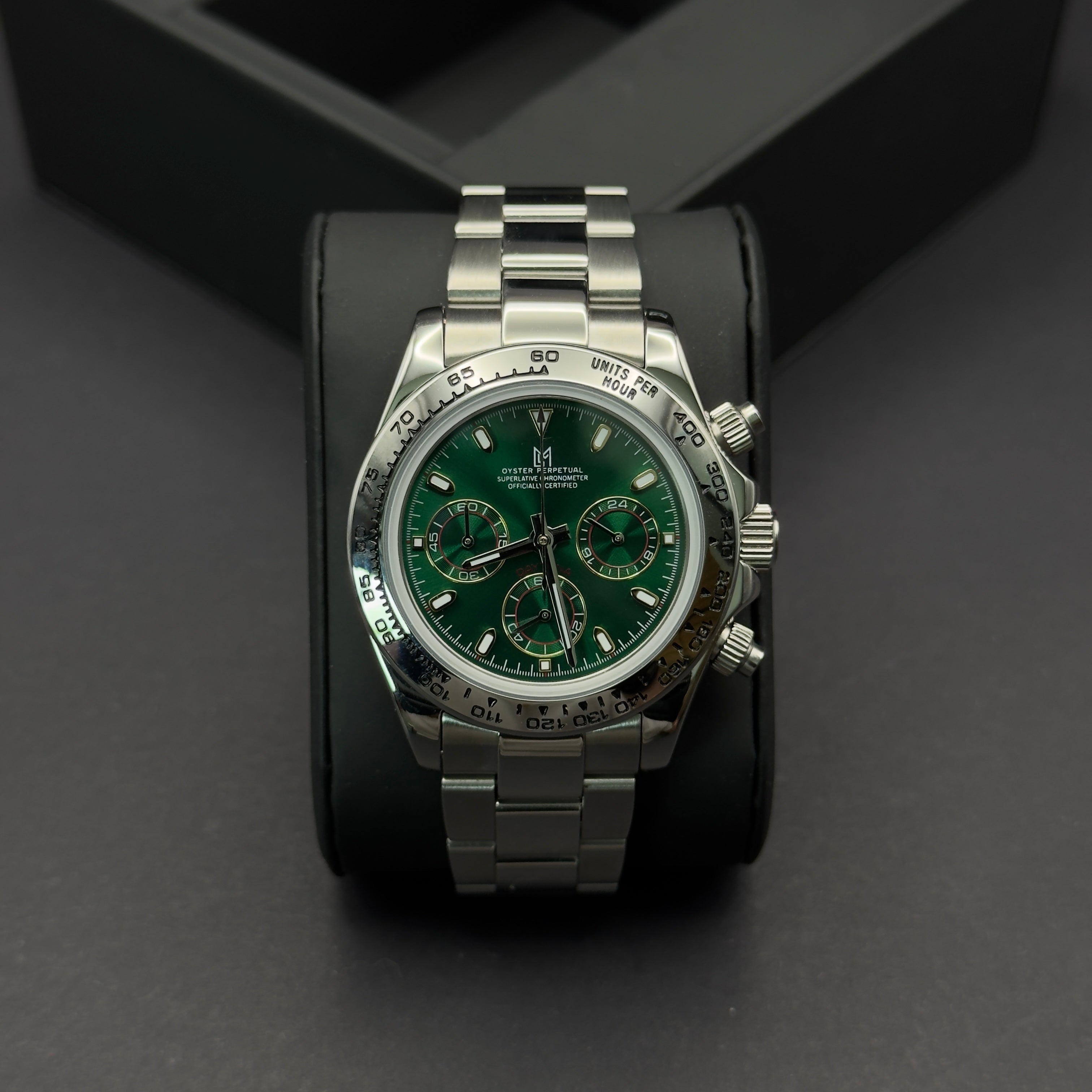 seiko mod daytona green