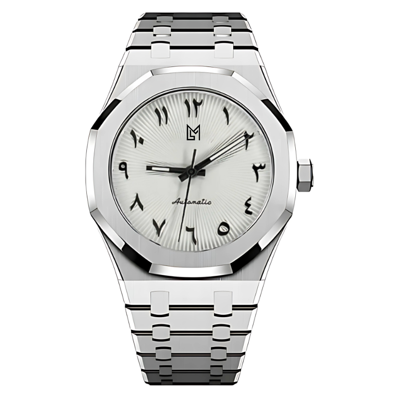 Seiko Mod Arabic Dial White Mod Royal Arabic White With