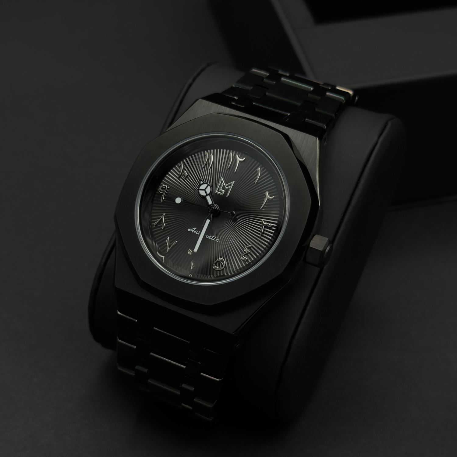 seiko mod royal oak full black
