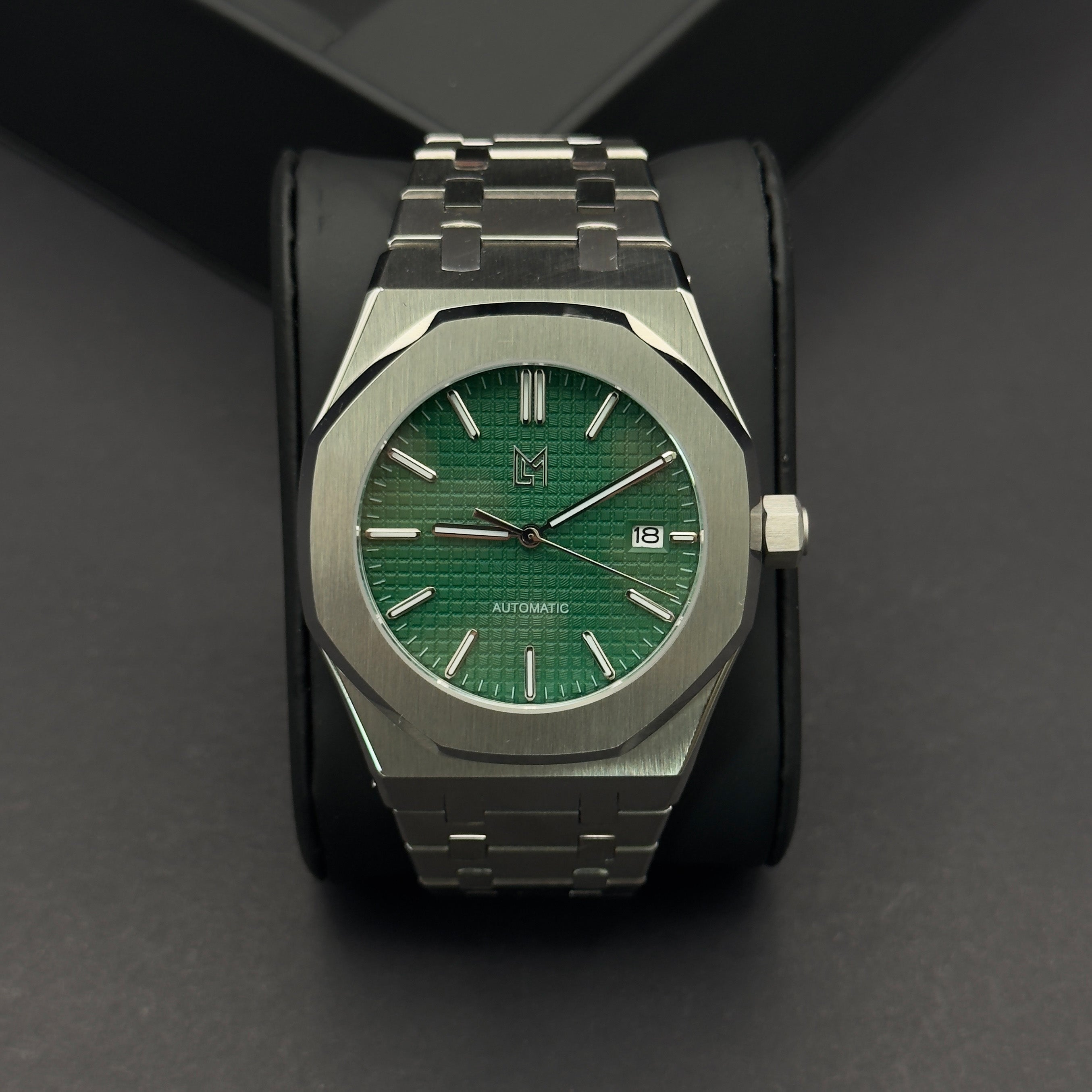 seiko mod royal oak verte