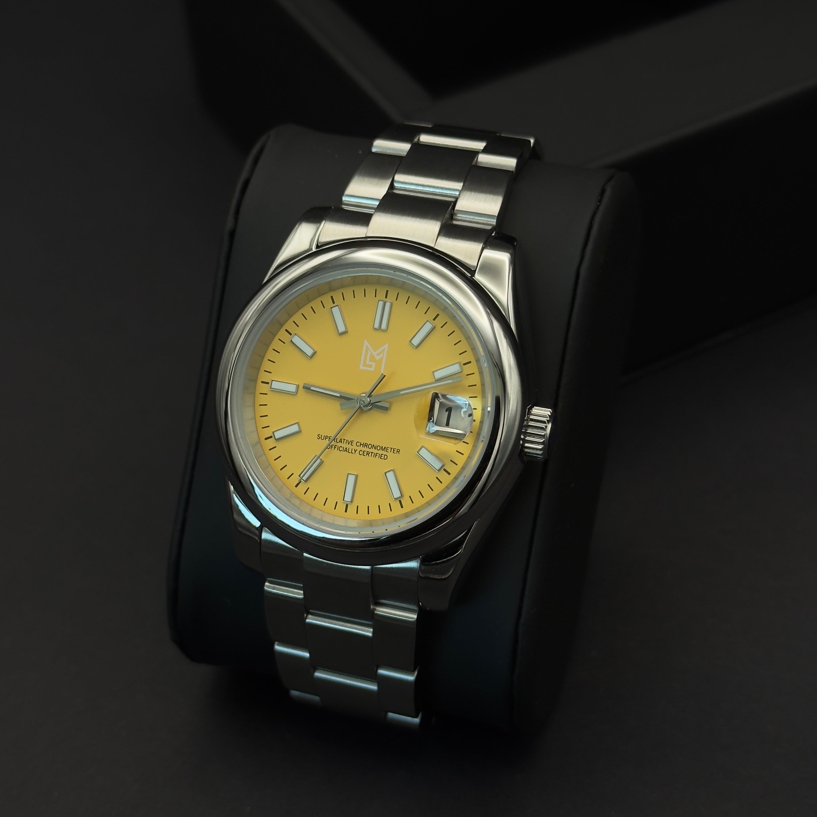 Seiko Mod Oyster Perpetual Orange