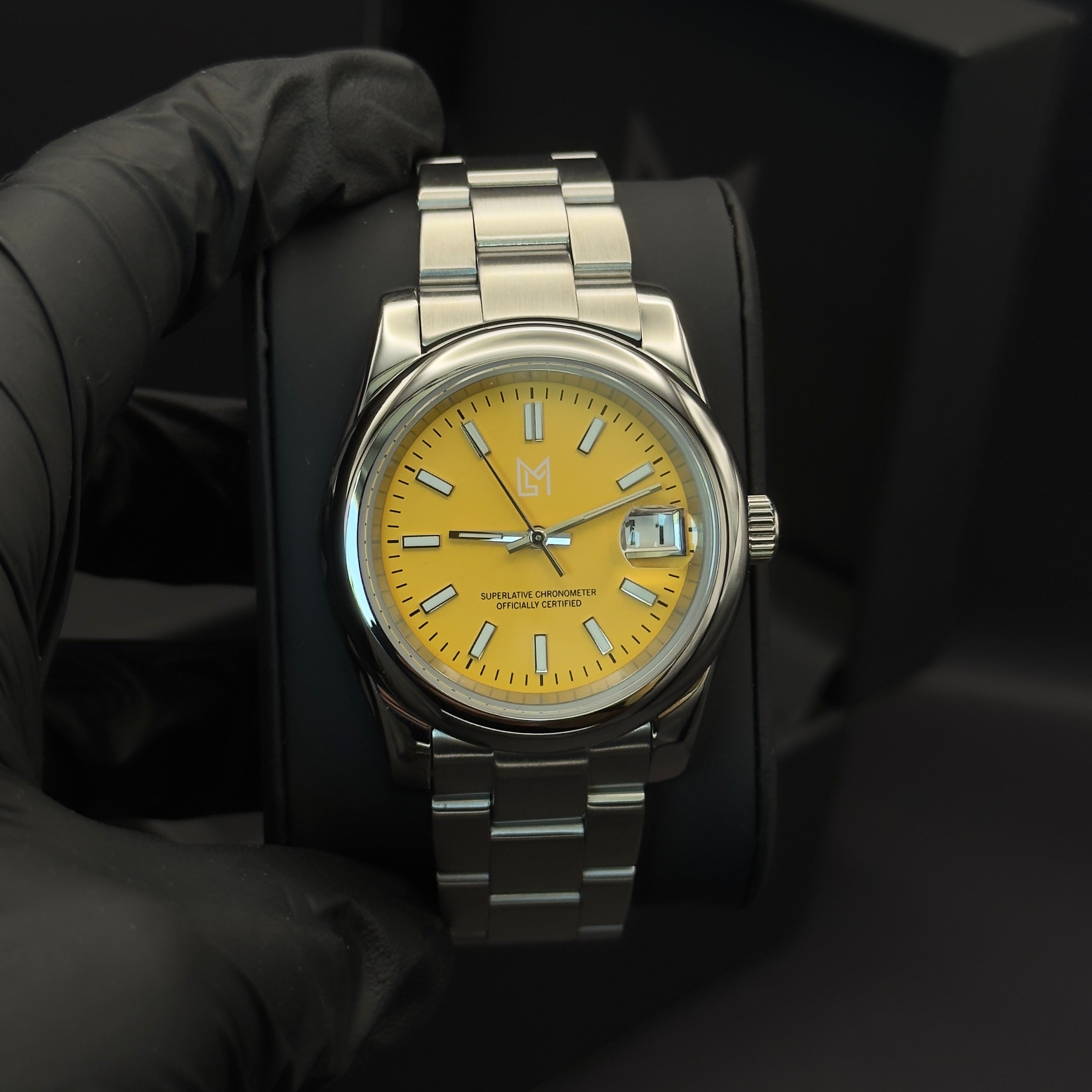 Seiko Mod Oyster Perpetual Orange