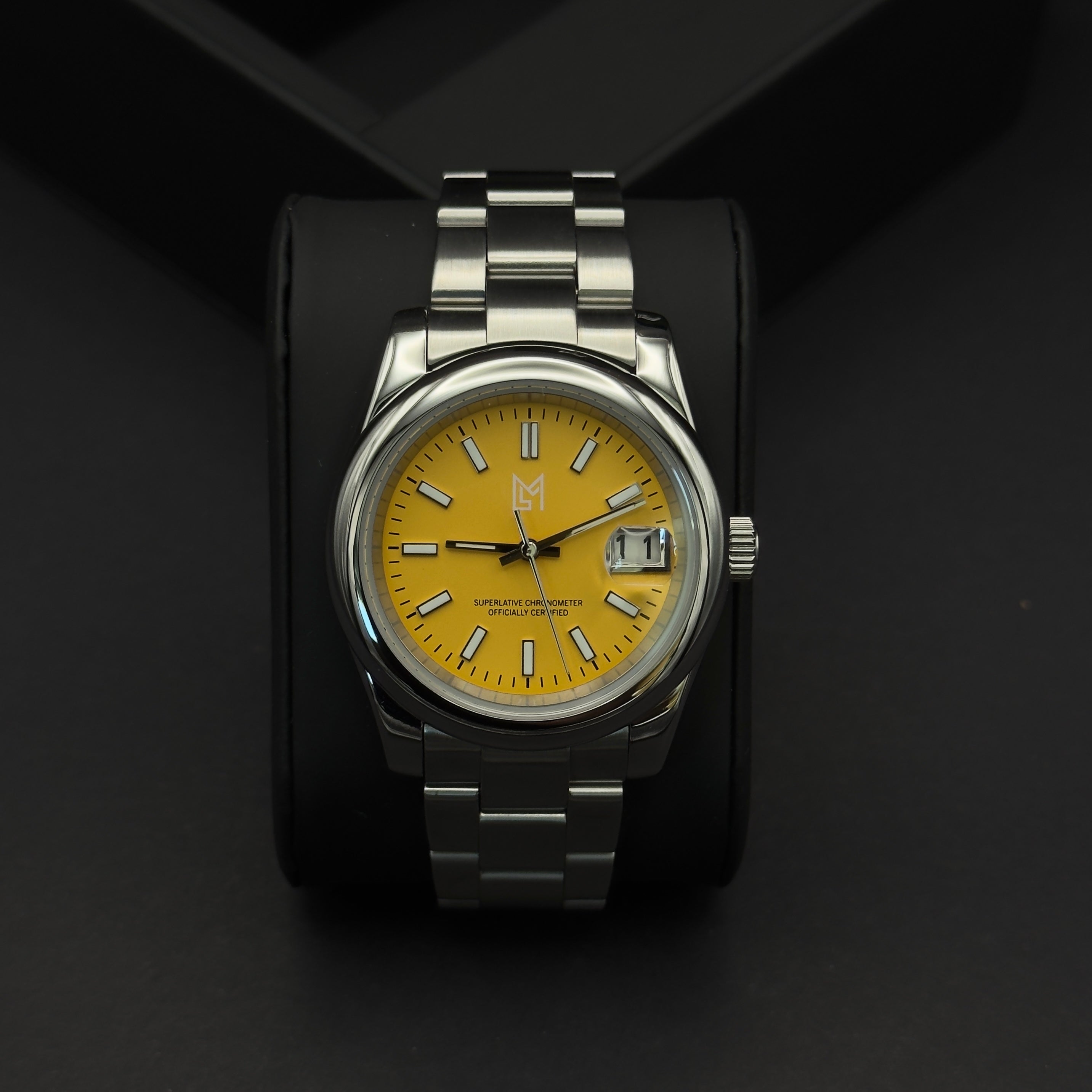 Seiko Mod Oyster Perpetual Orange