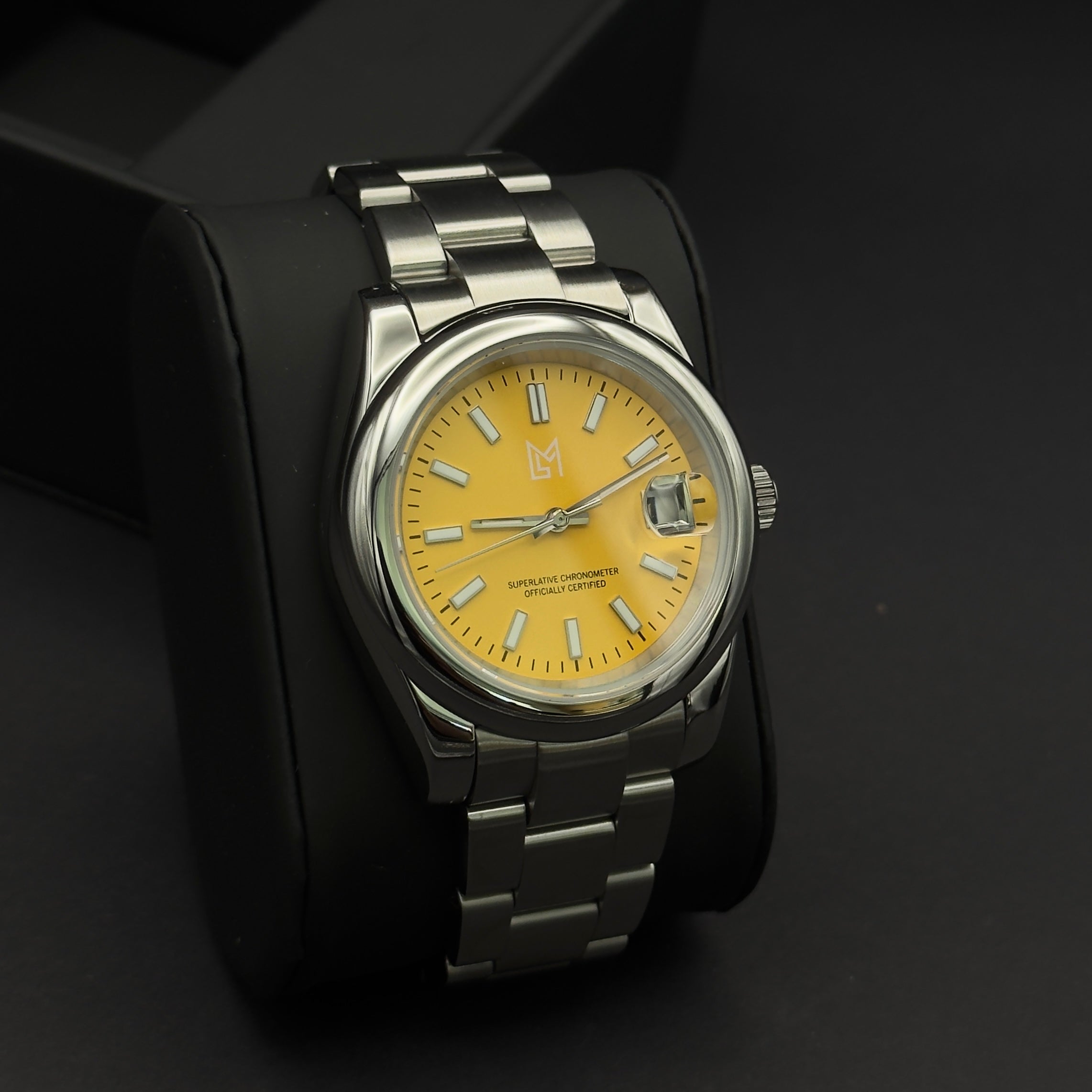 Seiko Mod Oyster Perpetual Orange