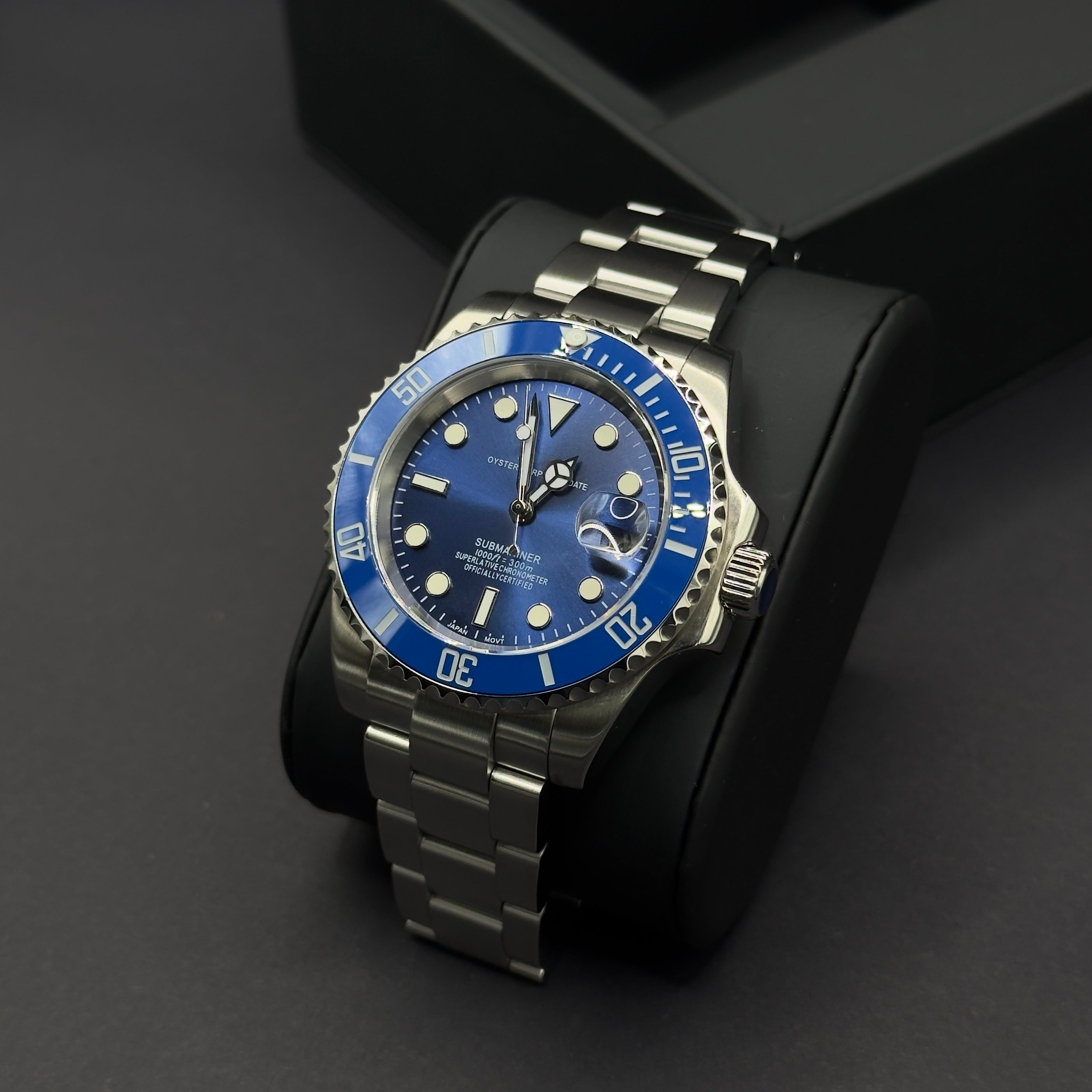 Mod Submariner Bleu