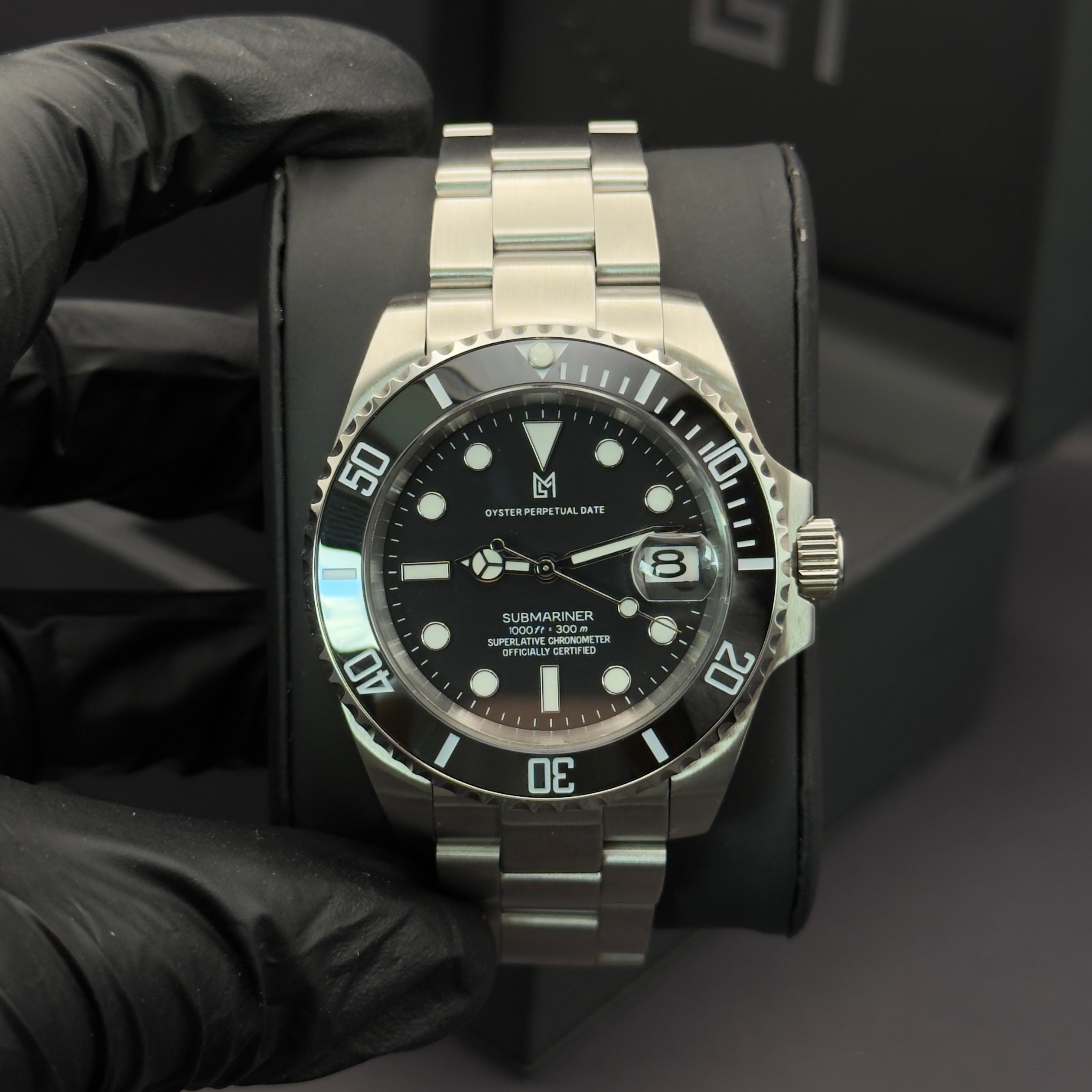 seiko submariner noir