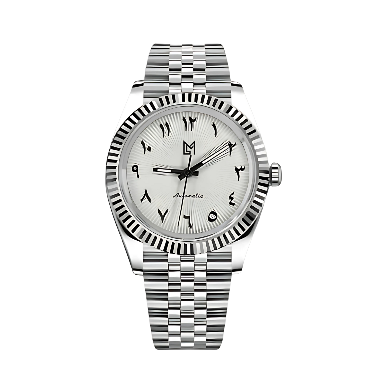 Mod Datejust Arabic Dial Light Blanc