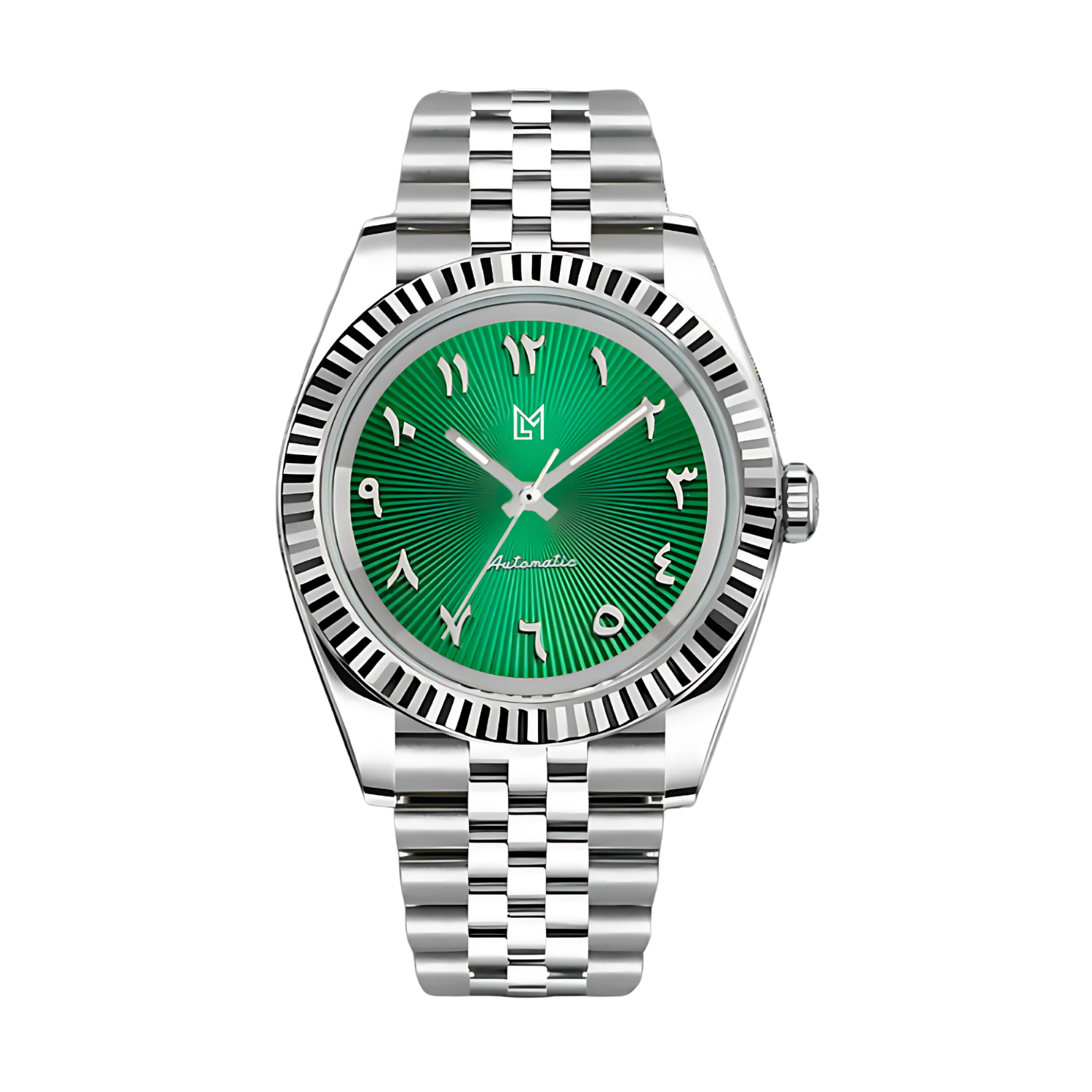 Mod Datejust Arabic Dial Vert Sapin