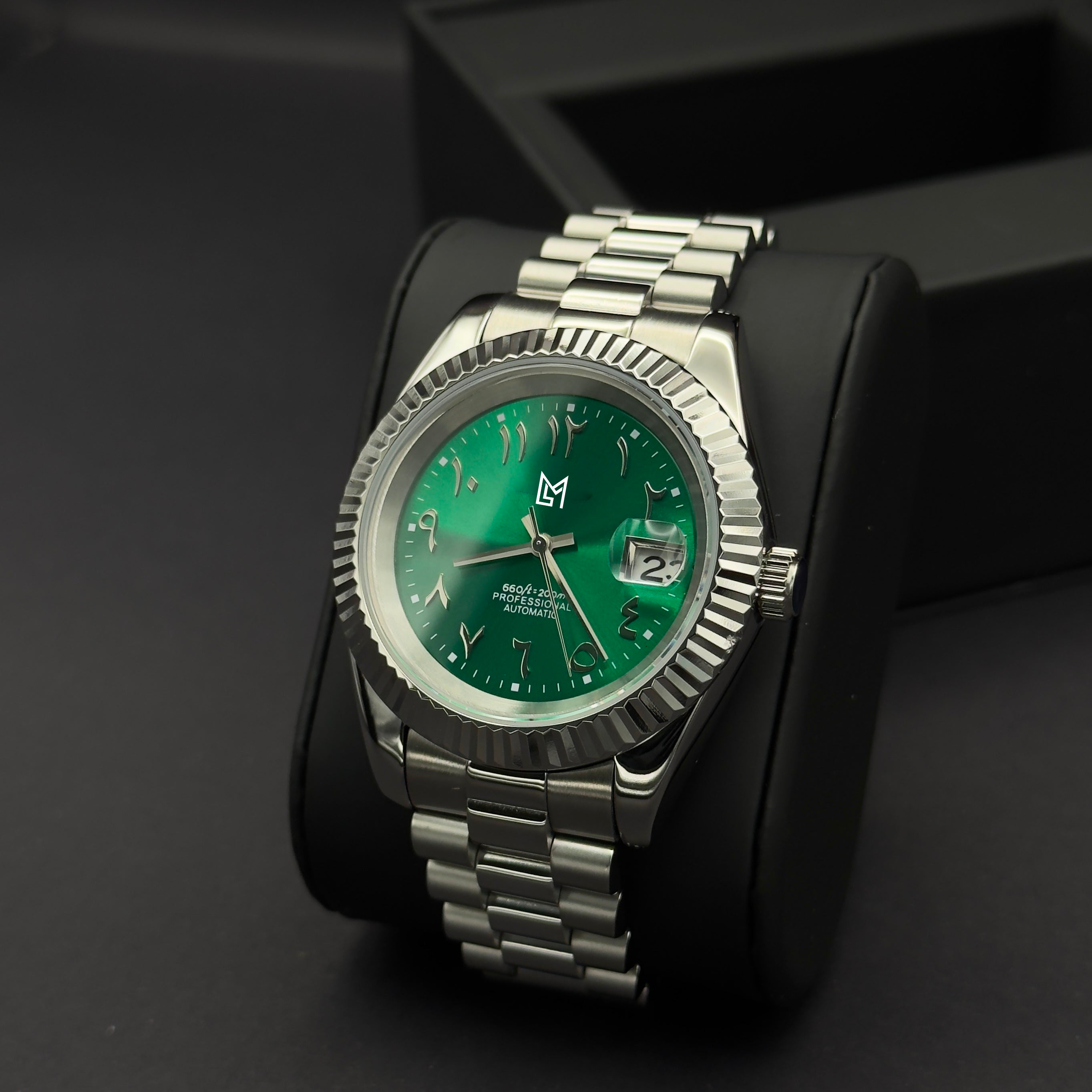 Mod Datejust Arabic Dial Verte