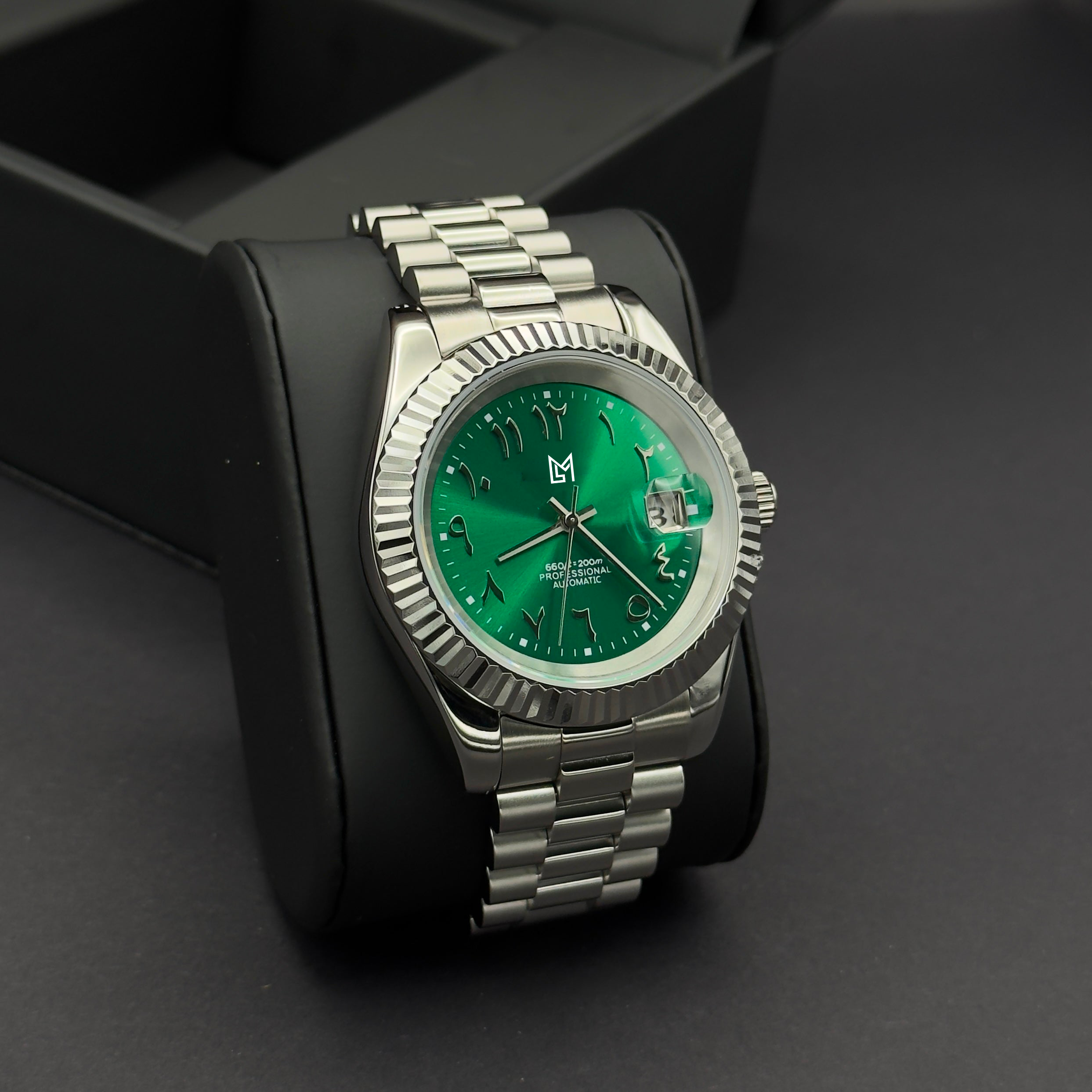 Mod Datejust Arabic Dial Verte