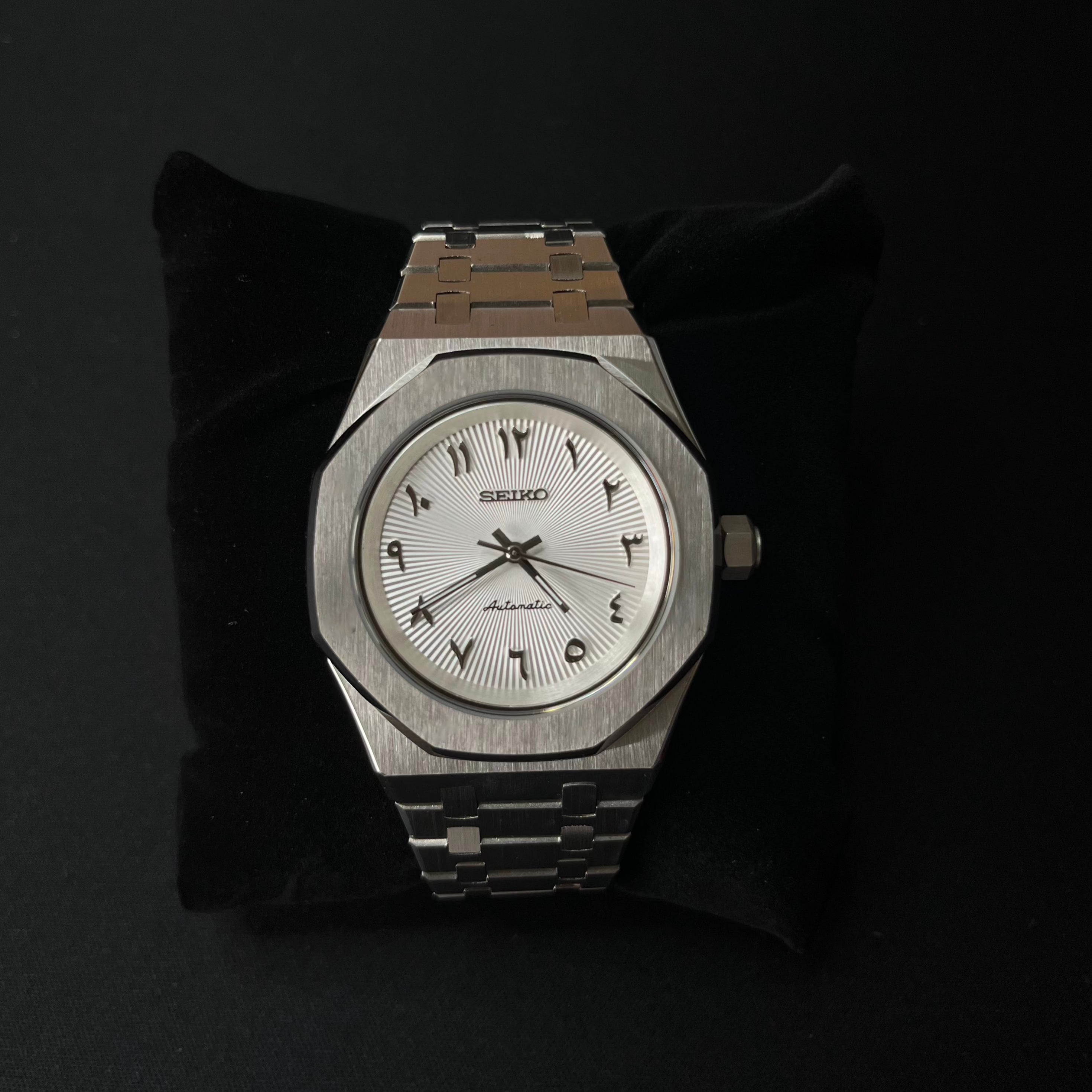 Seiko Mod Royal Arabic Blanc