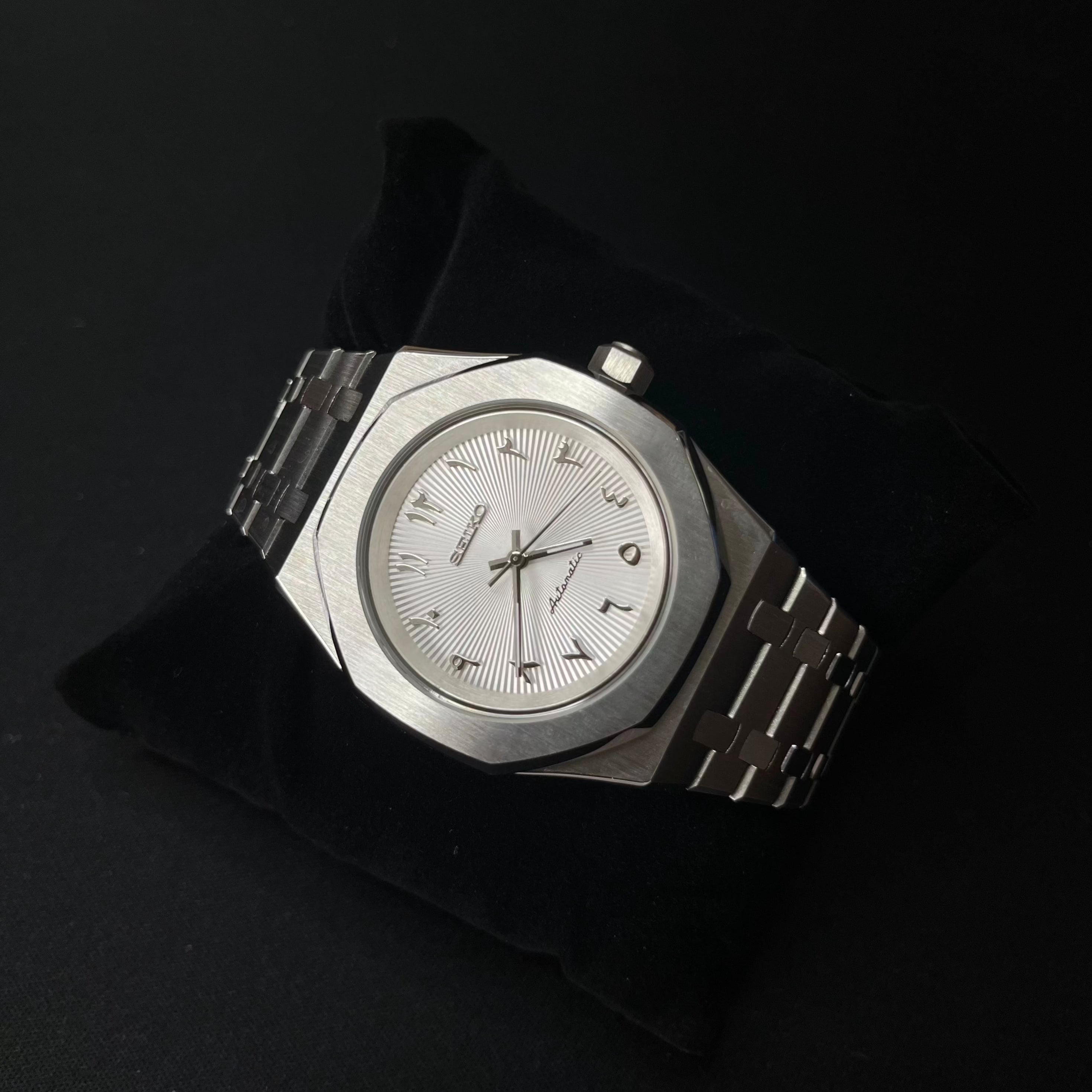 Seiko Mod Royal Arabic Blanc