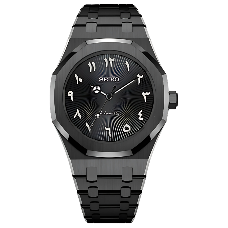 Seiko Mod Royal Black Arabic