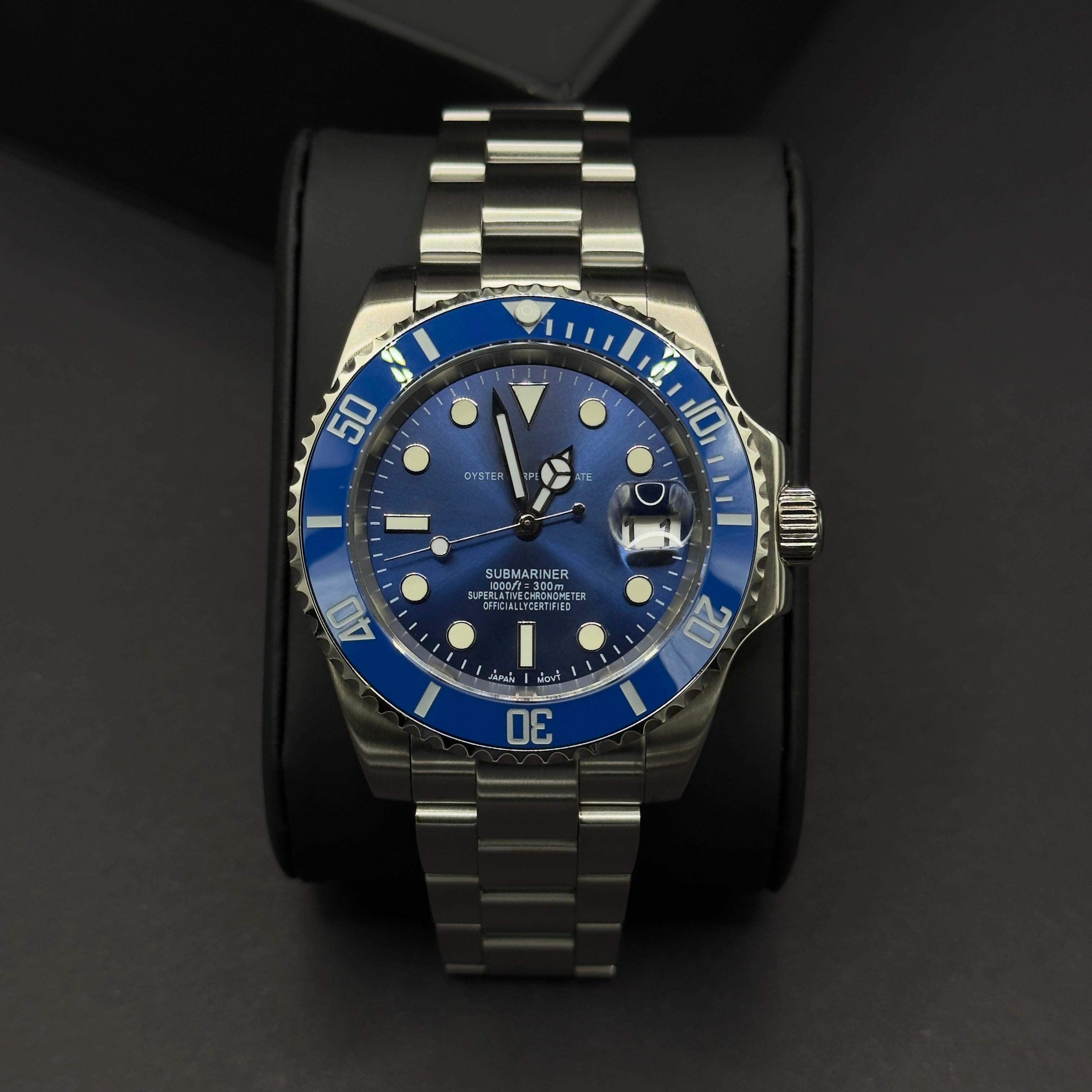 Mod Submariner Bleu