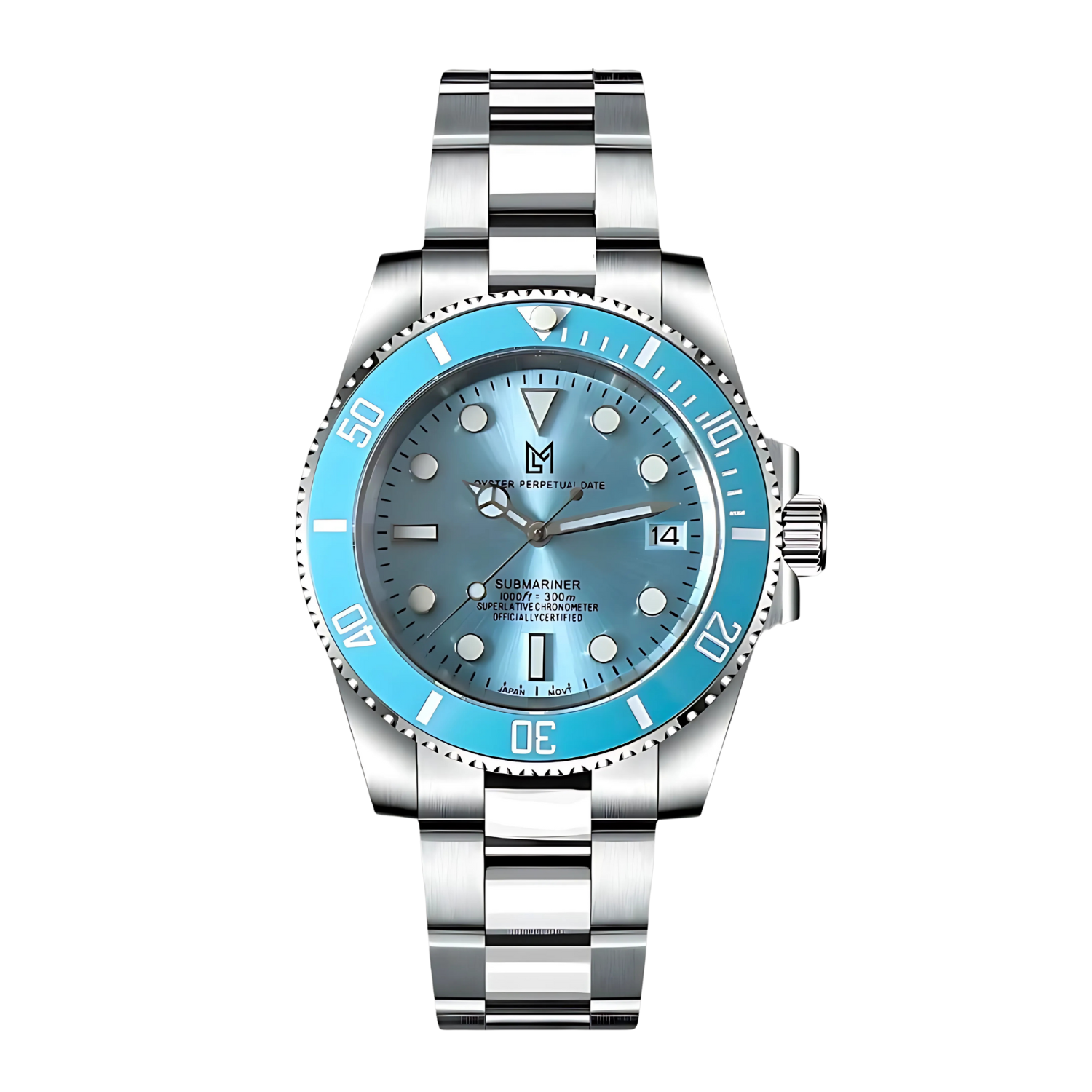 Mod Submariner Bleu Ciel
