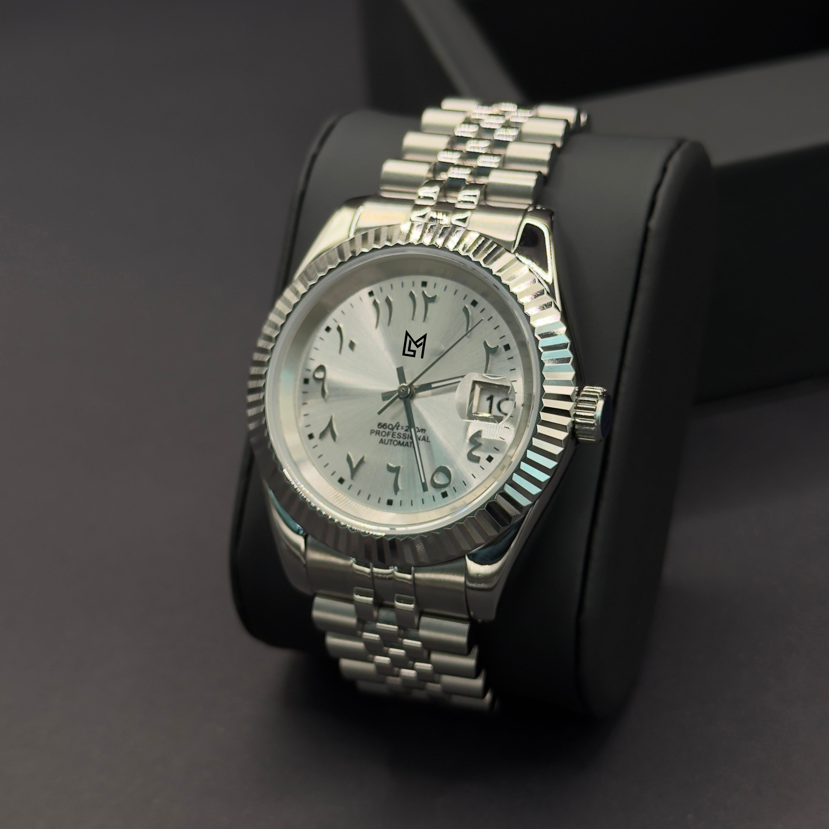 Mod Datejust Arabic Dial Gris