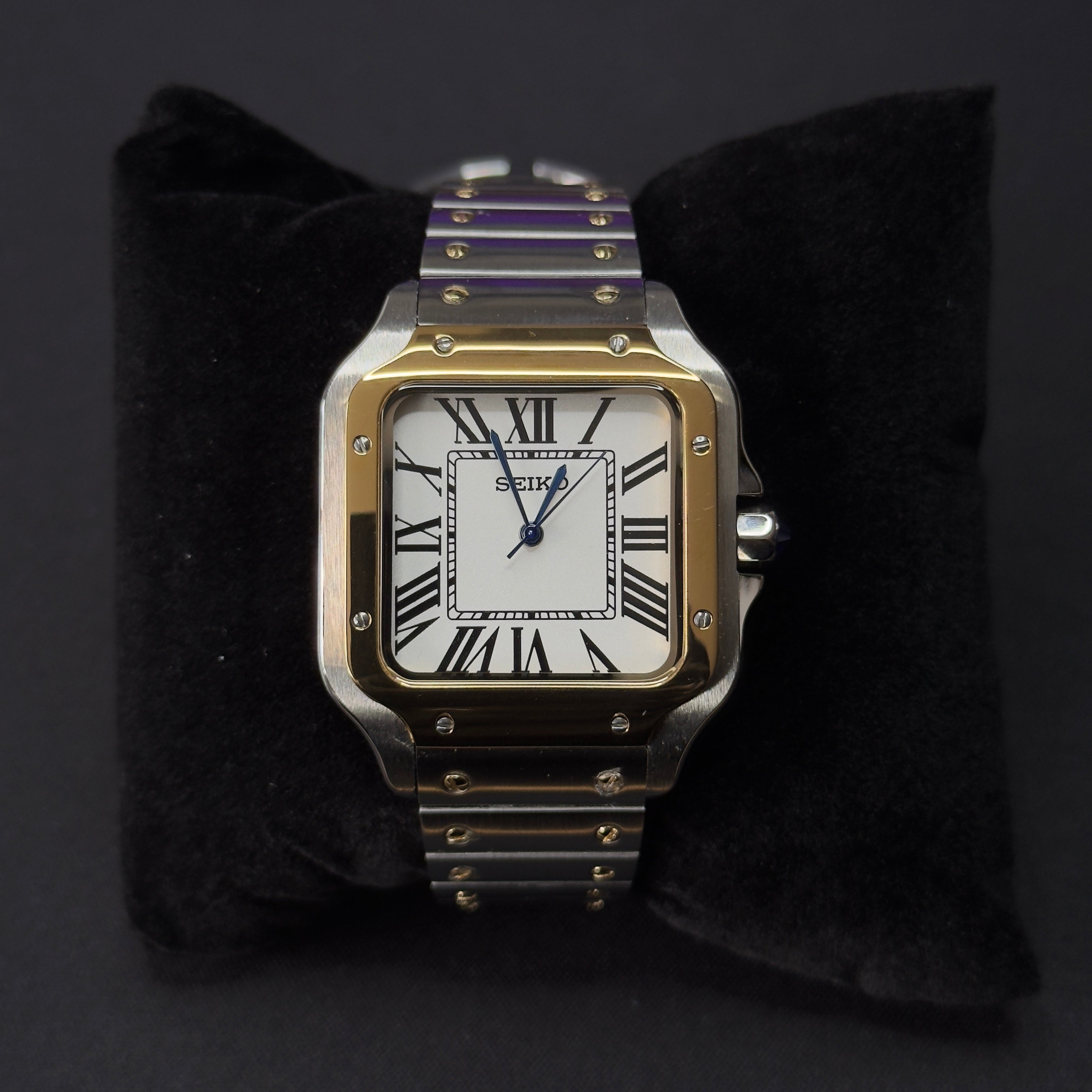 Seiko Cartier Santos Or Acier