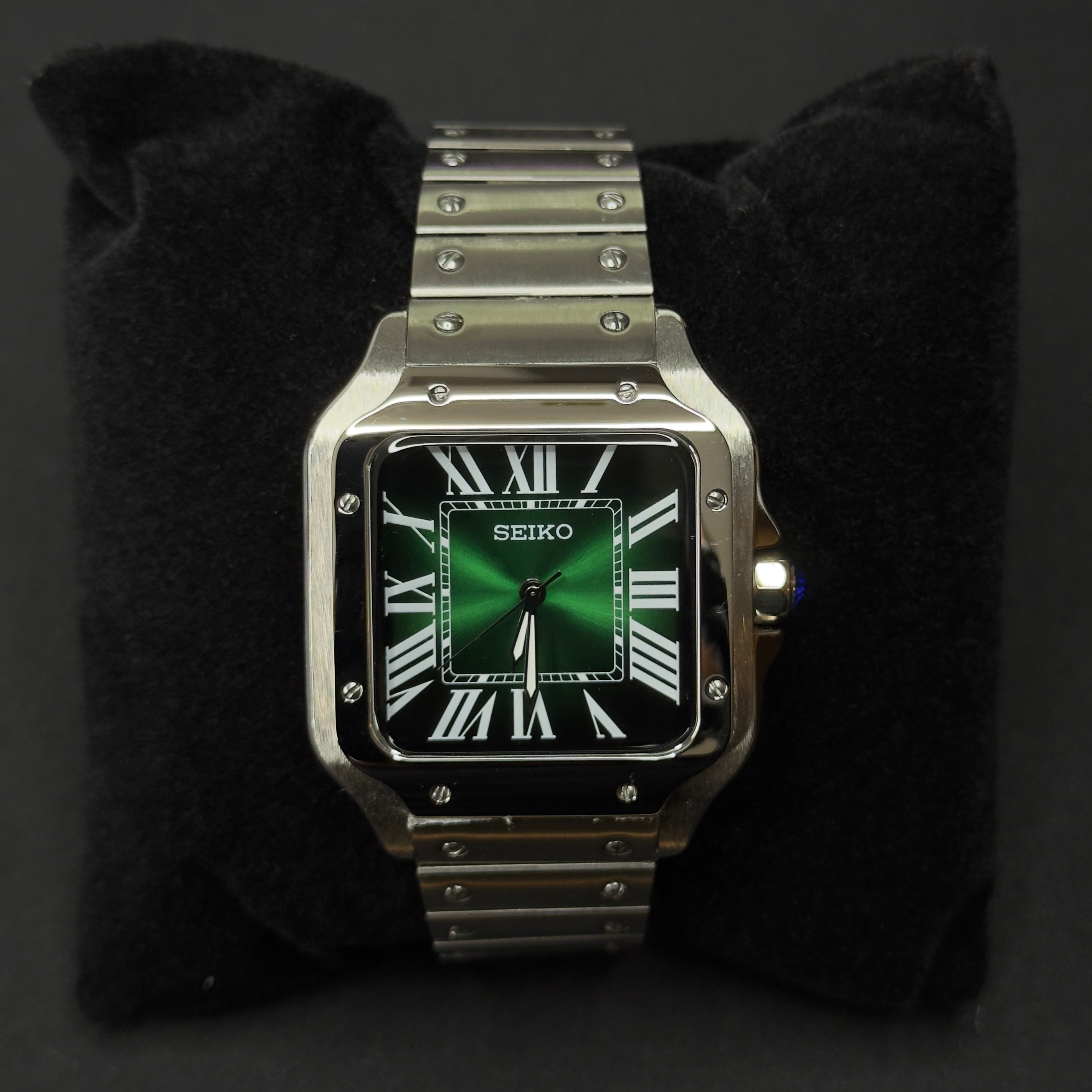 Seiko Cartier Santos Verte