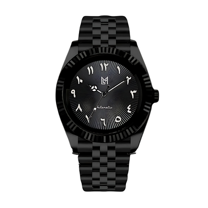 seiko arabic dial full black​