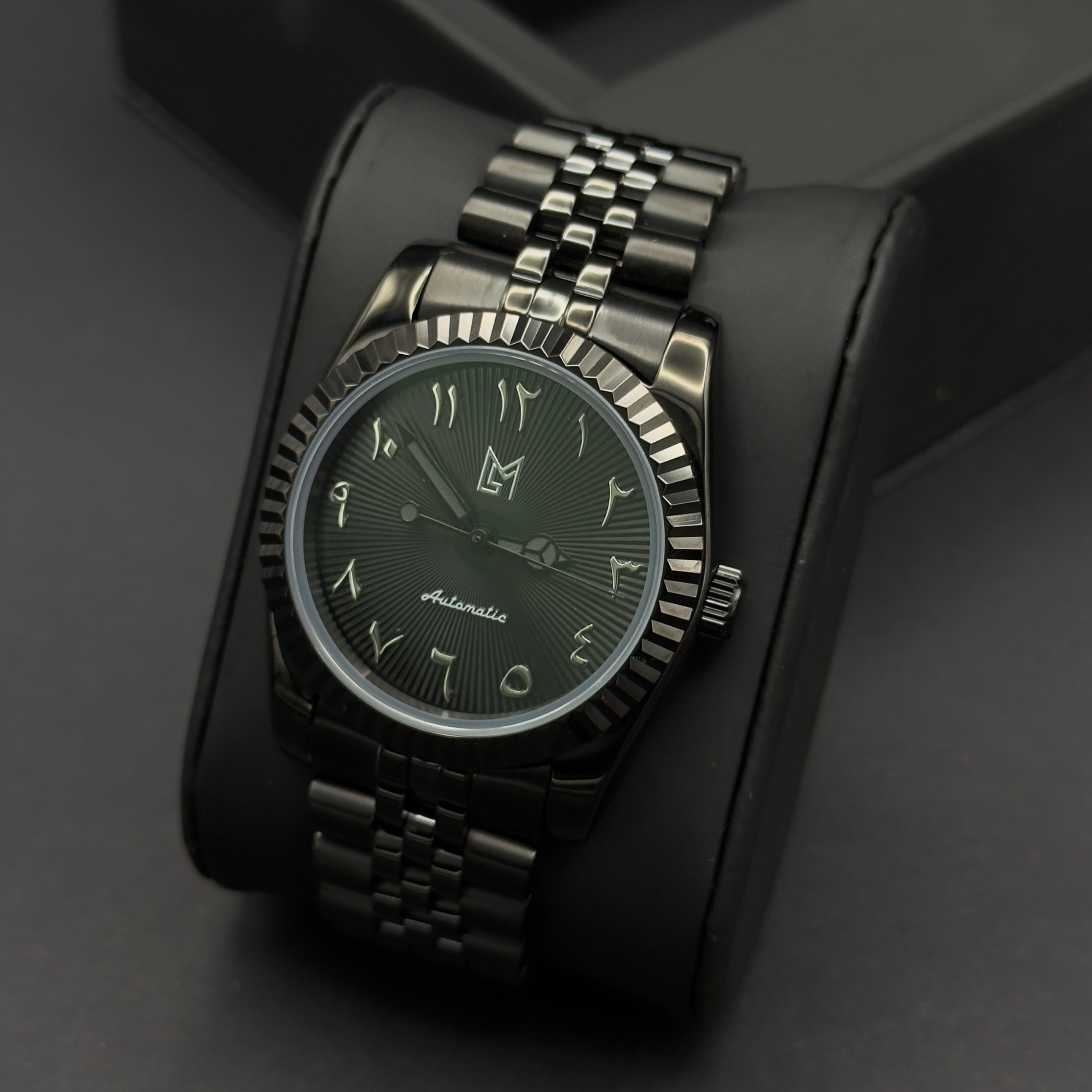 Seiko Mod Arabic Dial Full Black