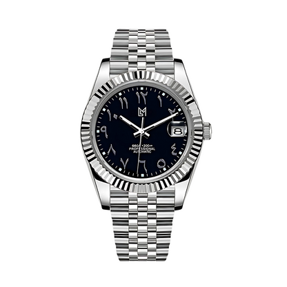 seiko mod arabic dial noir​