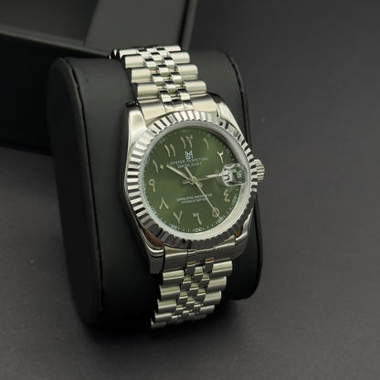 seiko arabic dial olive green​