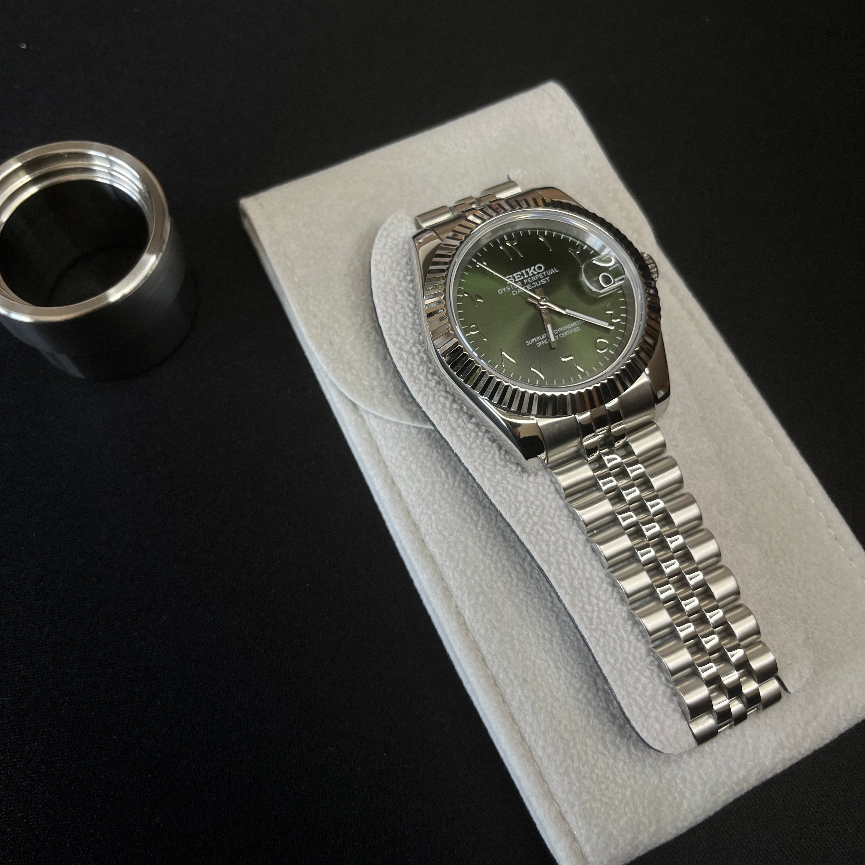 Seiko Mod Datejust Olive - Luxury Mods