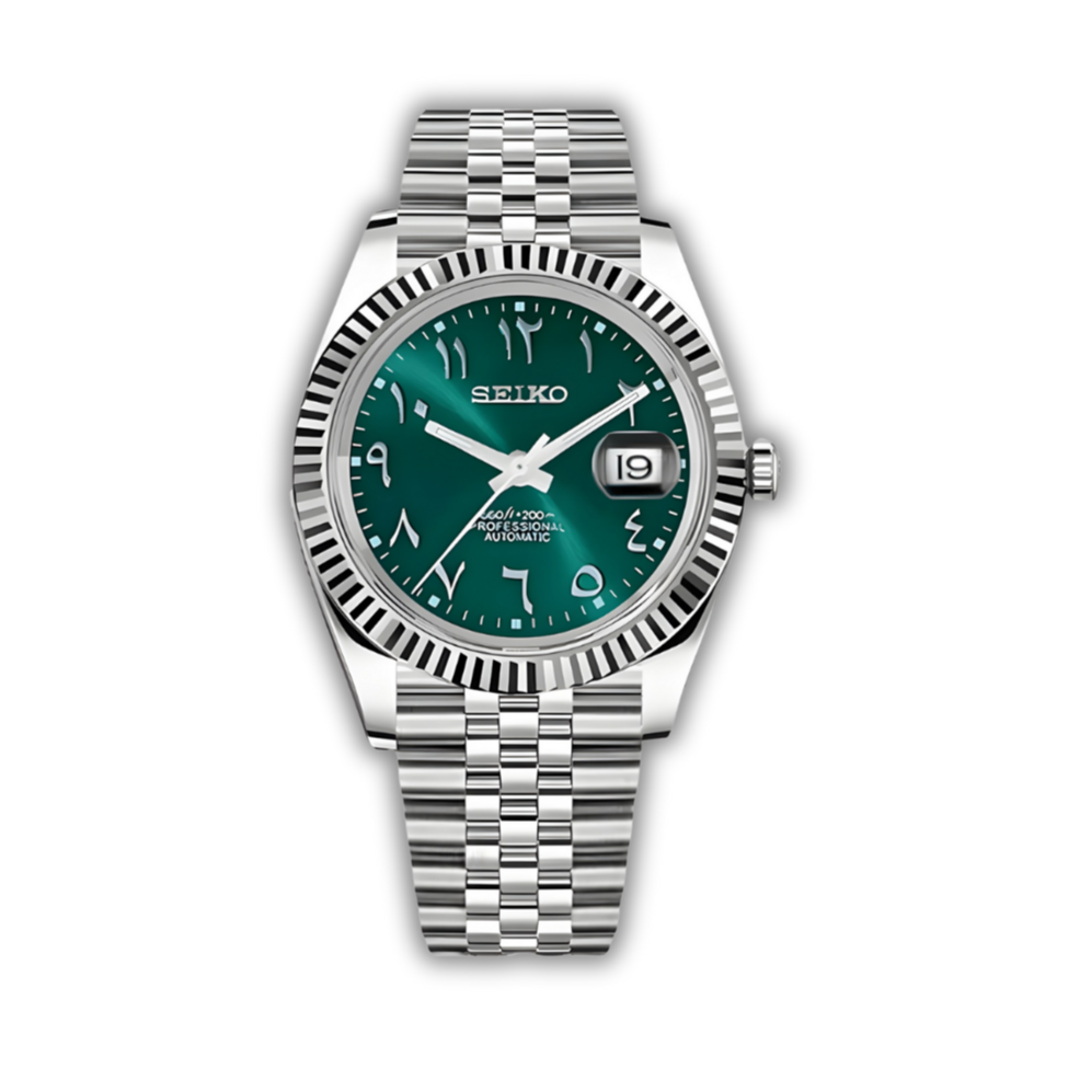 Seiko watch rolex style on sale