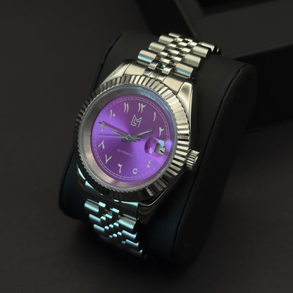 seiko arabic purple