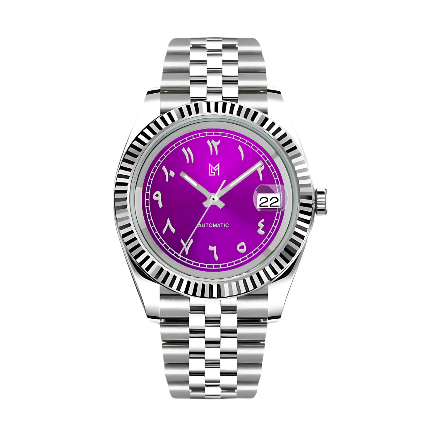 Mod Datejust Arabic Dial Violet