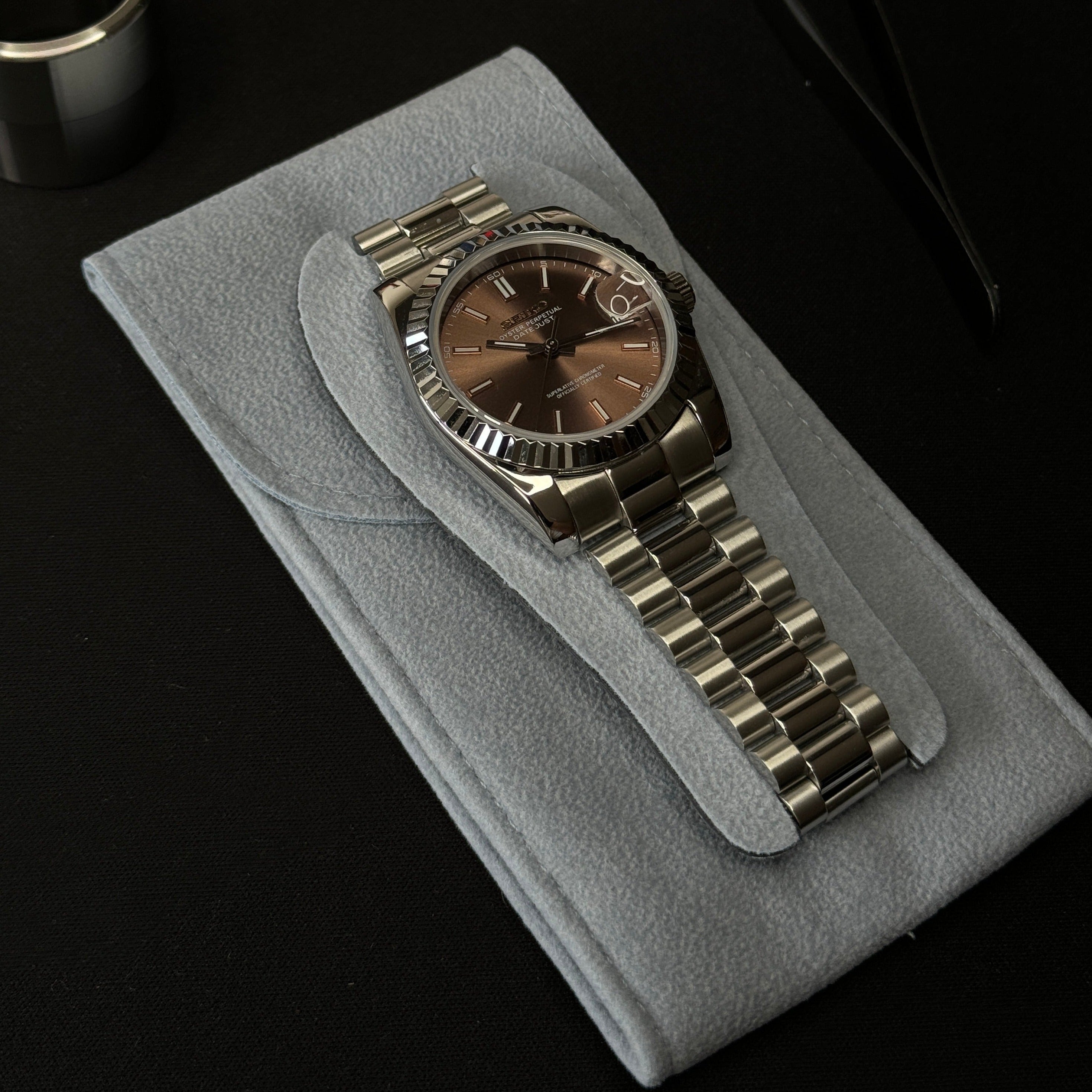 Seiko Datejust Marron - Luxury Mods