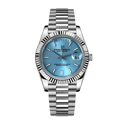 seiko day date ice​ blue